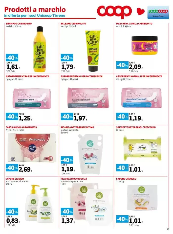 40% di sconto x4 settimane da 27 febbraio a 26 marzo di 2025 - Pagina del volantino 15