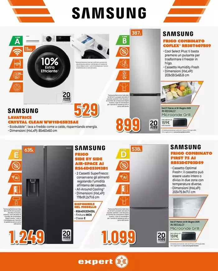 Speciale Grandi Elettrodomestici da Expert! da 27 marzo a 10 aprile di 2025 - Pagina del volantino 5