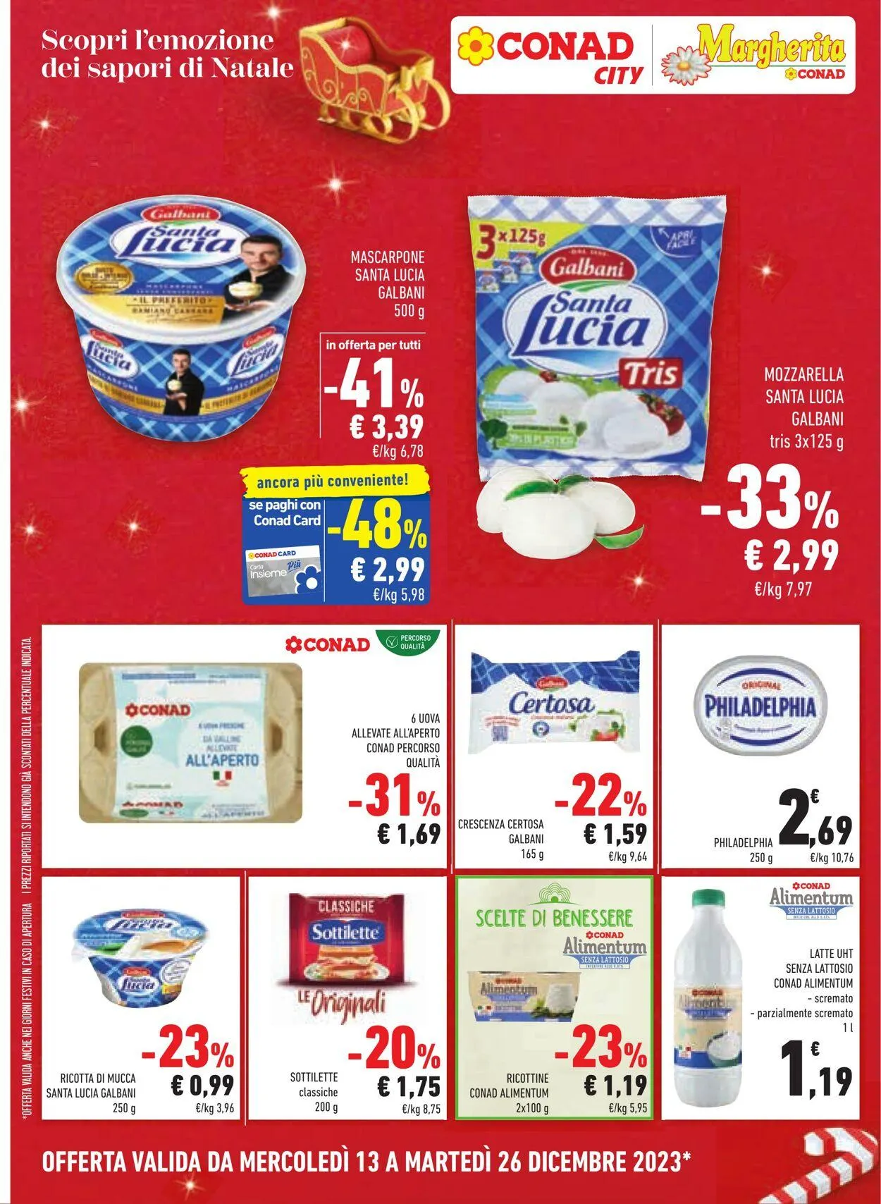Conad - Margherita - Milano Volantino attuale da 13 dicembre a 26 dicembre di 2023 - Pagina del volantino 18