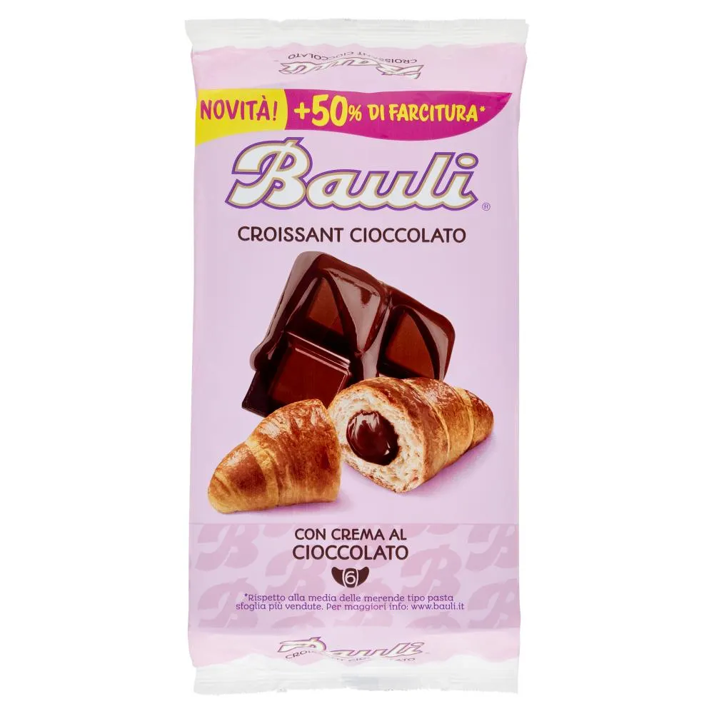 Bauli Croissant Cioccolato 6 x 50 g