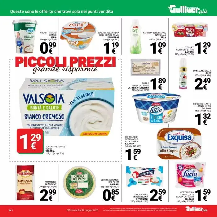 Piccoli prezzi da 2 maggio a 12 maggio di 2025 - Pagina del volantino 24