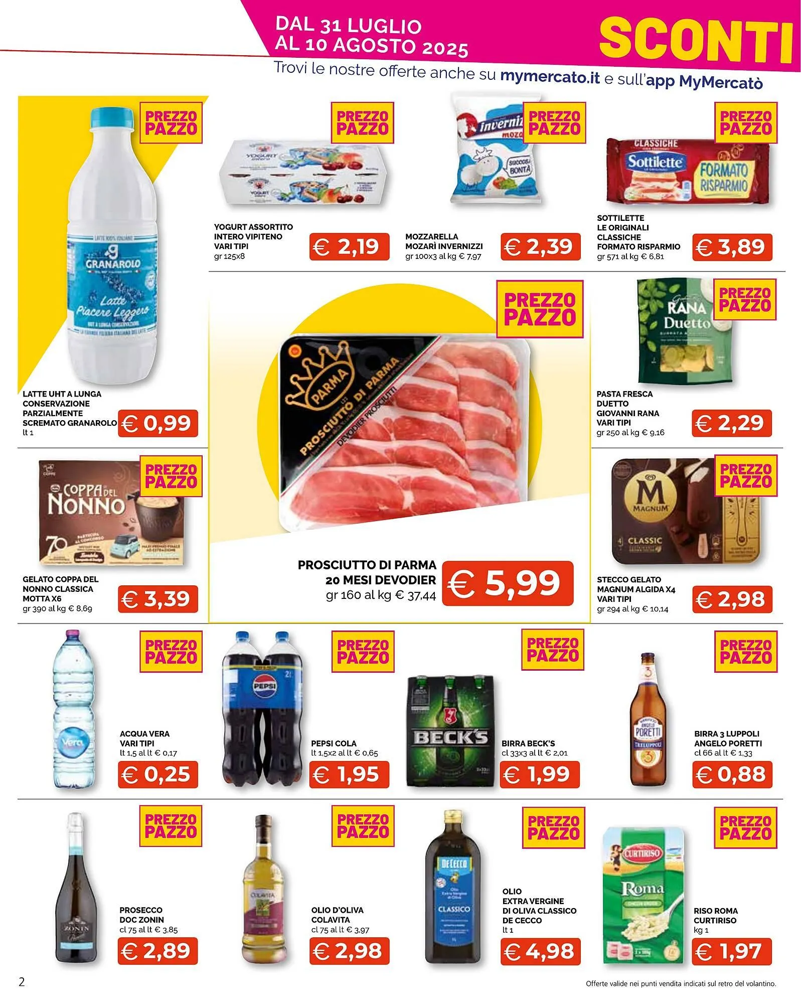 Volantino Mercatò Big da 31 luglio a 10 agosto di 2025 - Pagina del volantino 2