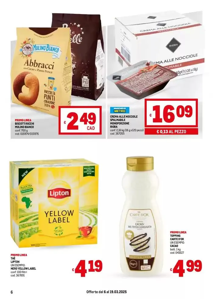 Offerte per te -Area 2 da 6 marzo a 19 marzo di 2025 - Pagina del volantino 6