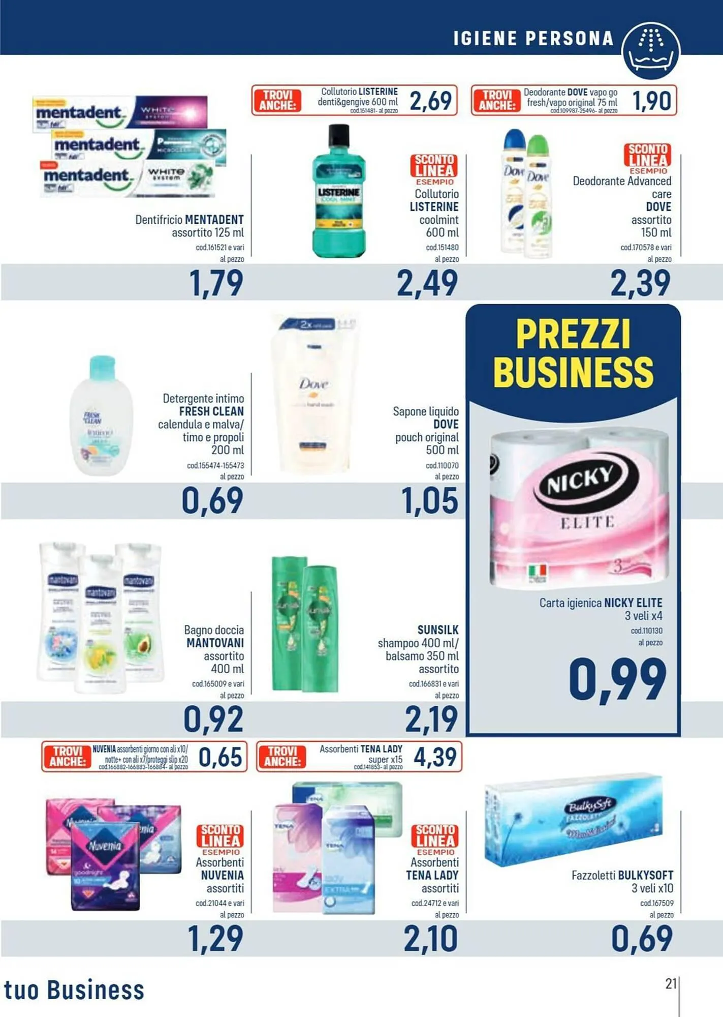 Volantino Talento Professional Store da 8 aprile a 21 aprile di 2024 - Pagina del volantino 21