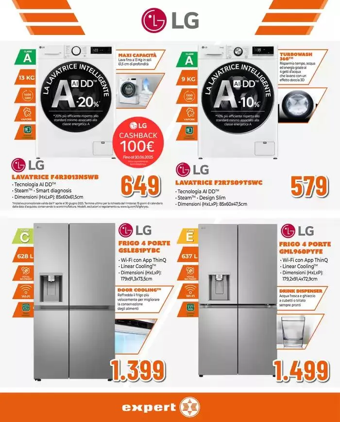 Speciale Grandi Elettrodomestici da Expert! da 27 marzo a 9 aprile di 2025 - Pagina del volantino 9