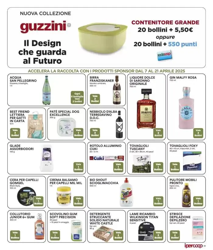40 prodotti al 40% di sconto da 7 aprile a 21 aprile di 2025 - Pagina del volantino 39