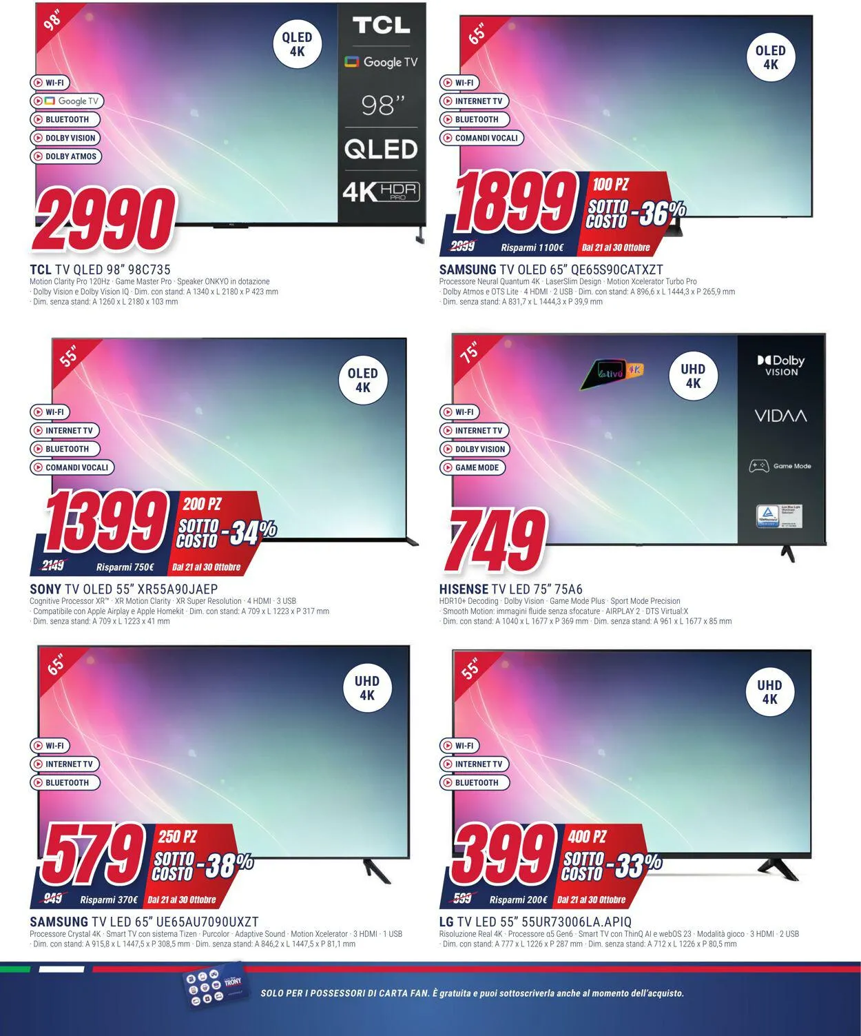 Trony - Roma Volantino attuale da 21 ottobre a 30 ottobre di 2023 - Pagina del volantino 3