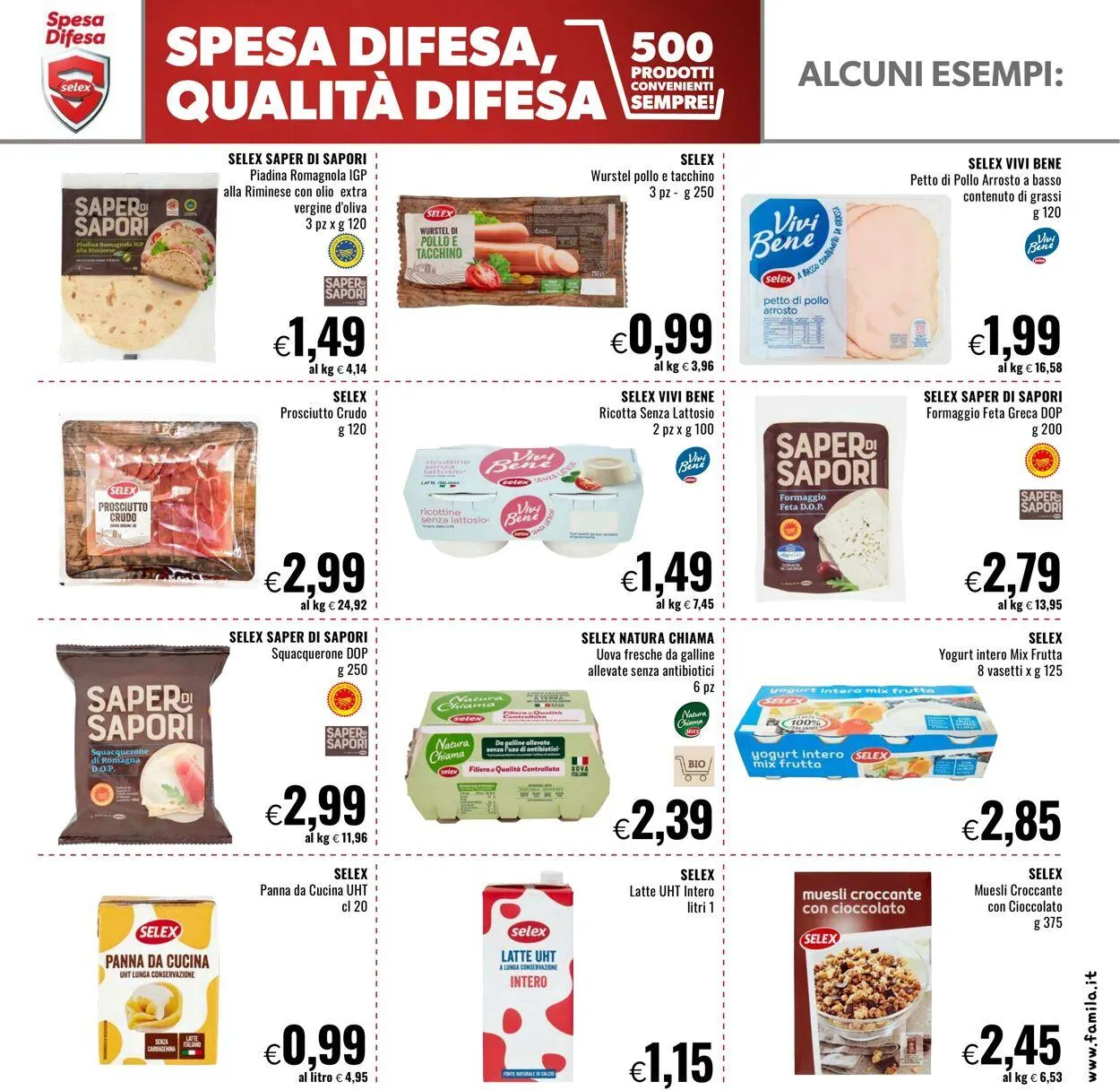 Famila Volantino attuale da 17 luglio a 30 luglio di 2025 - Pagina del volantino 17