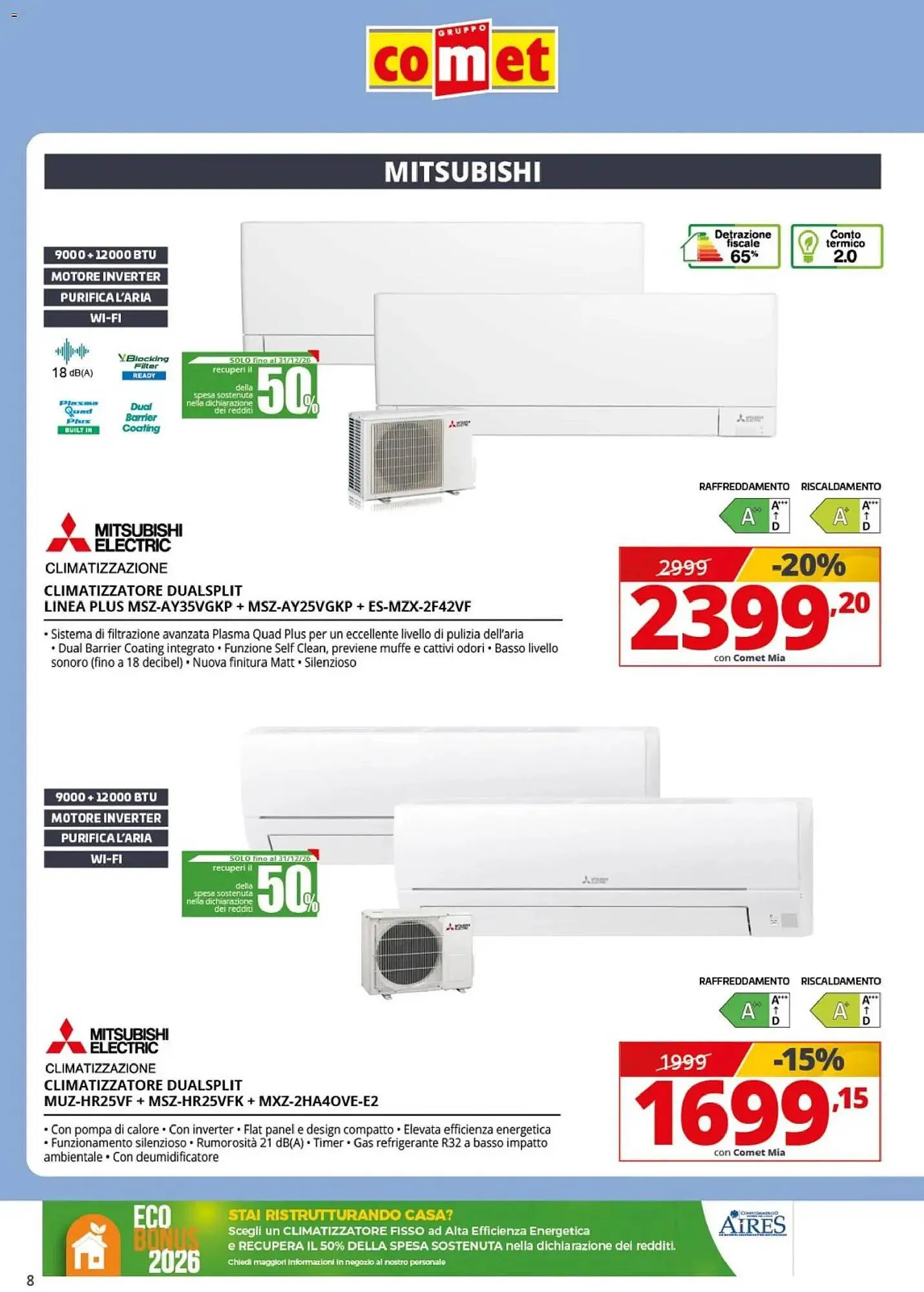 Volantino Comet da 20 marzo a 9 aprile di 2026 - Pagina del volantino 8
