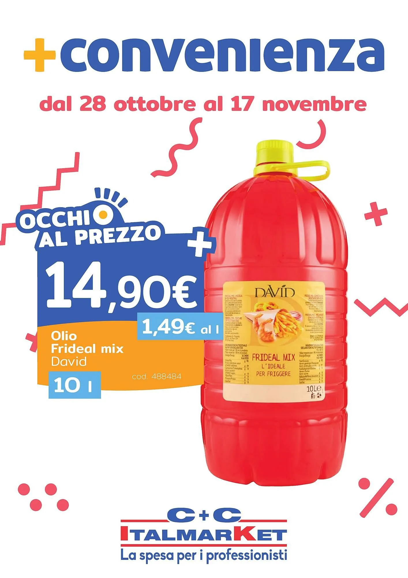 Volantino C+C Italmarket da 28 ottobre a 17 novembre di 2025 - Pagina del volantino 1