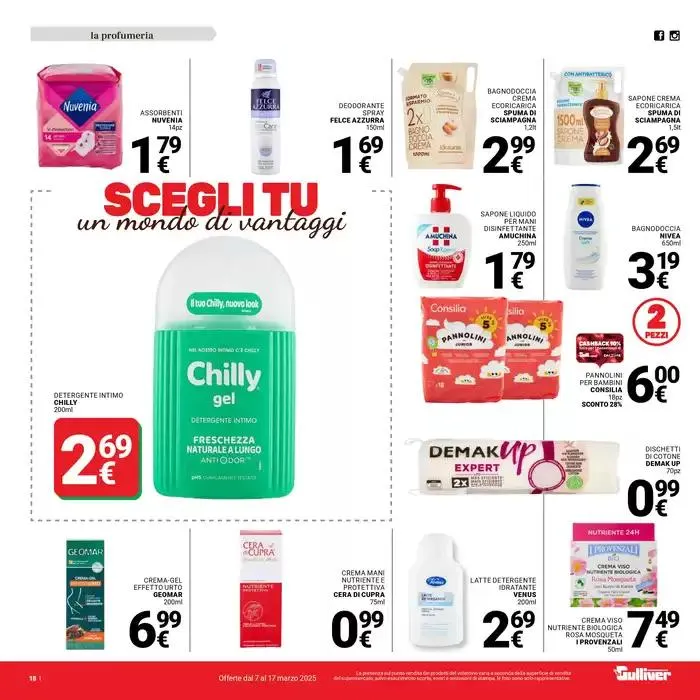 Scegli tu un mondo di vantaggi da 7 marzo a 17 marzo di 2025 - Pagina del volantino 18