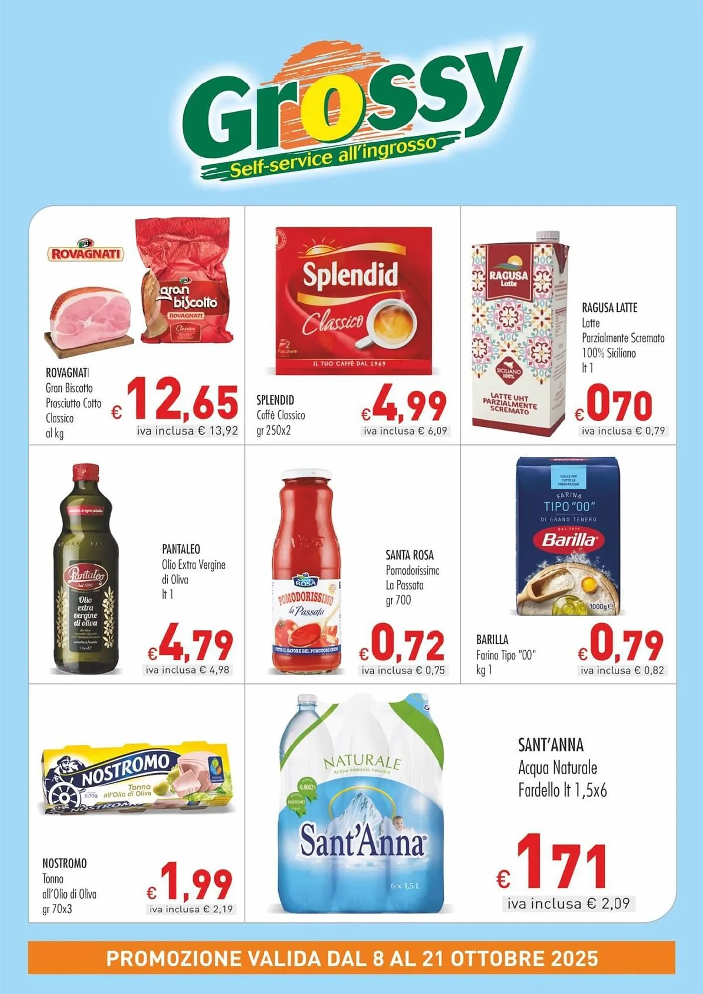 Volantino Cash & Carry Grossy da 8 ottobre a 21 ottobre di 2025 - Pagina del volantino 1