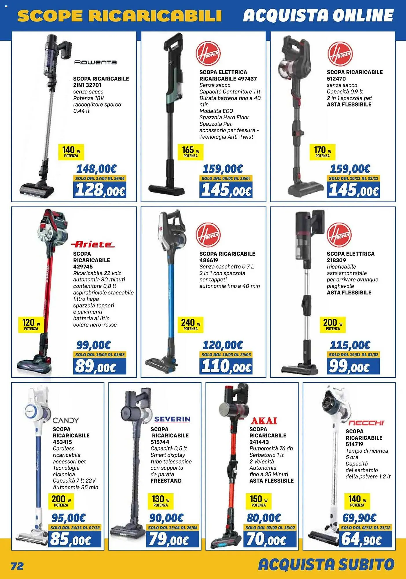 Volantino Orizzonte da 1 novembre a 30 aprile di 2026 - Pagina del volantino 72