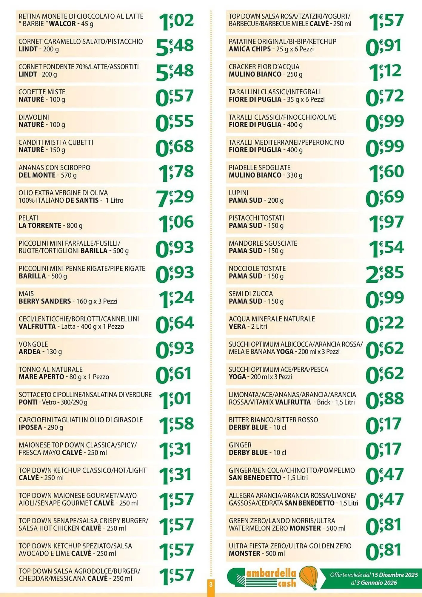 Volantino Gambardella Cash da 15 dicembre a 3 gennaio di 2026 - Pagina del volantino 3