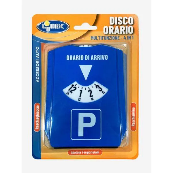 Disco orario multifunzione 4 in 1