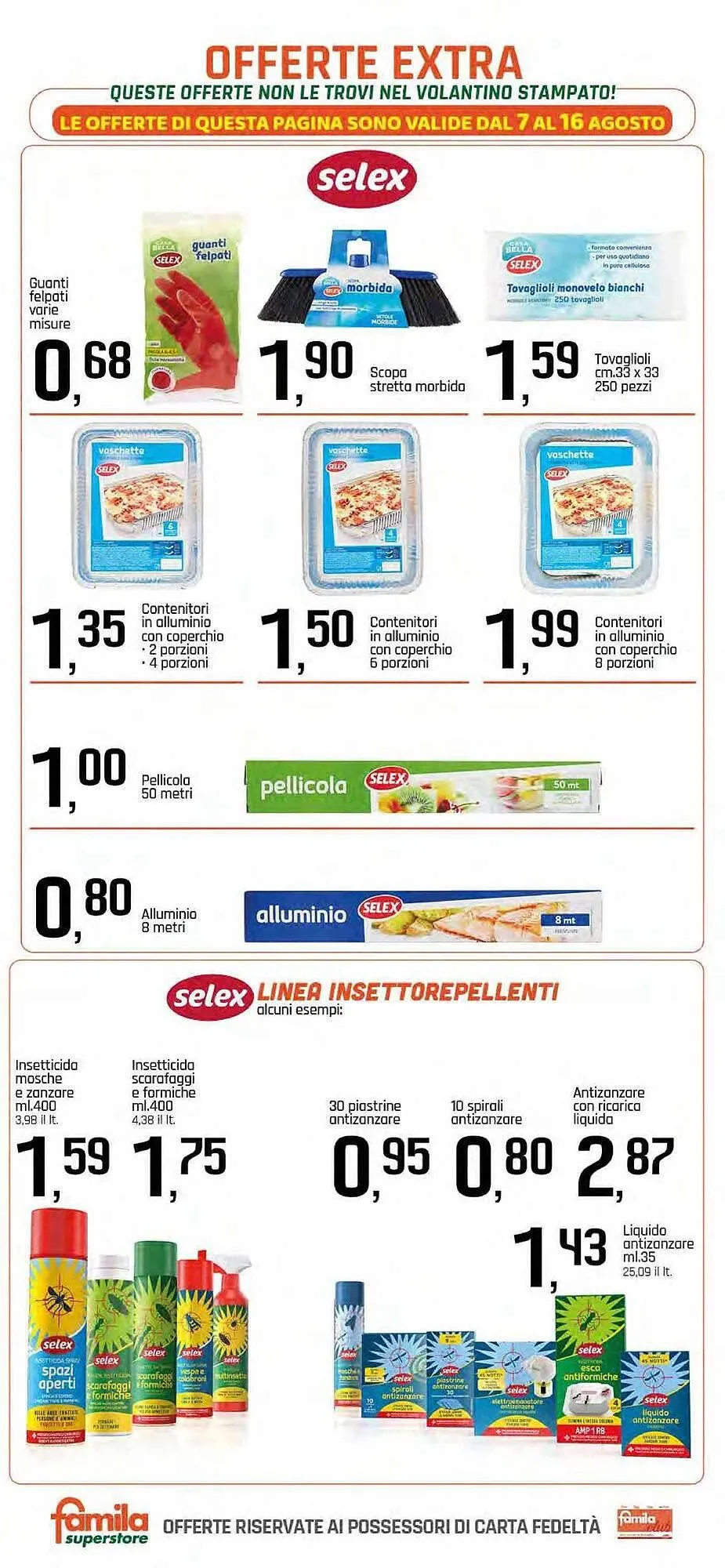 Volantino Famila Superstore da 7 agosto a 16 agosto di 2025 - Pagina del volantino 25
