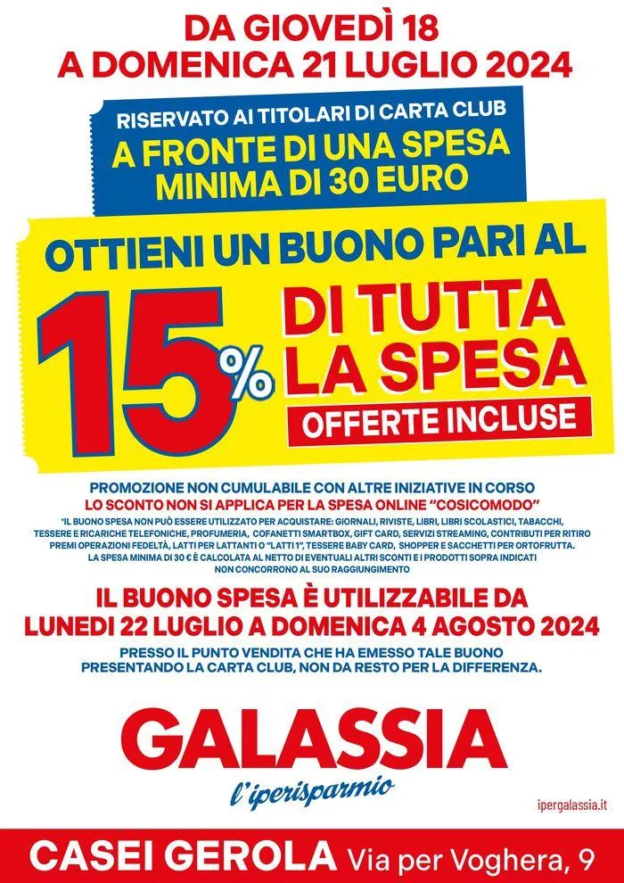 Buono sconto 15% su tutta la spesa! da 18 luglio a 31 luglio di 2024 - Pagina del volantino 2