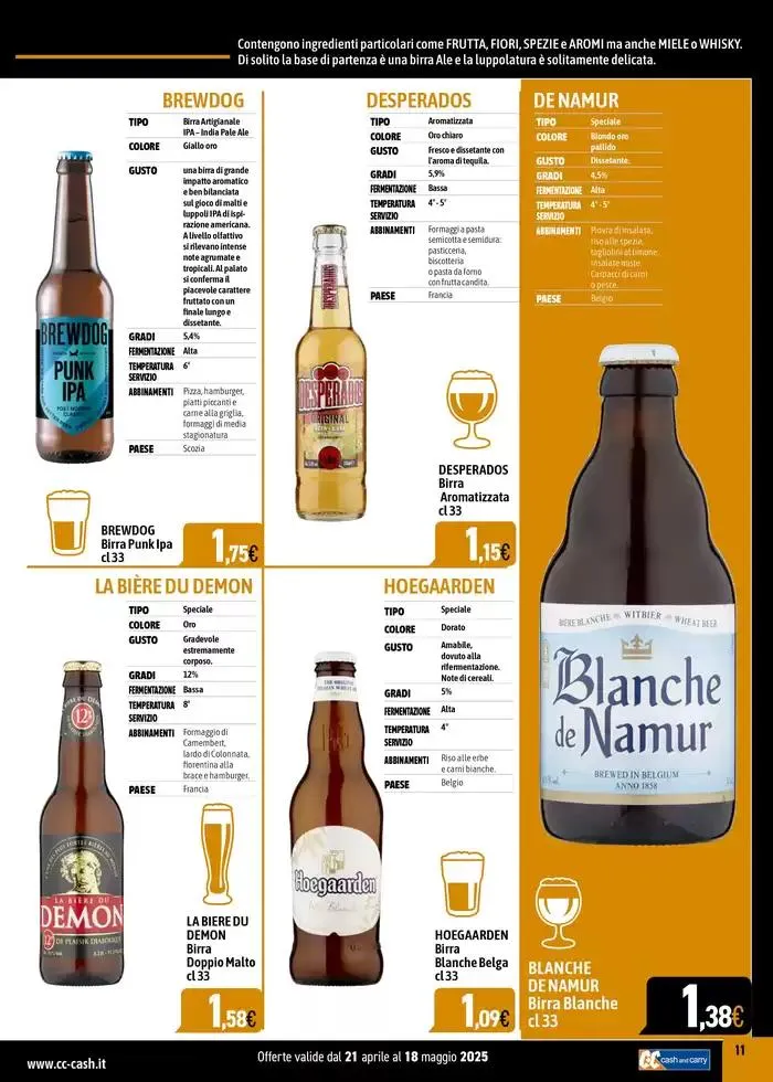 Carta birre 2025 da 22 aprile a 18 maggio di 2025 - Pagina del volantino 11
