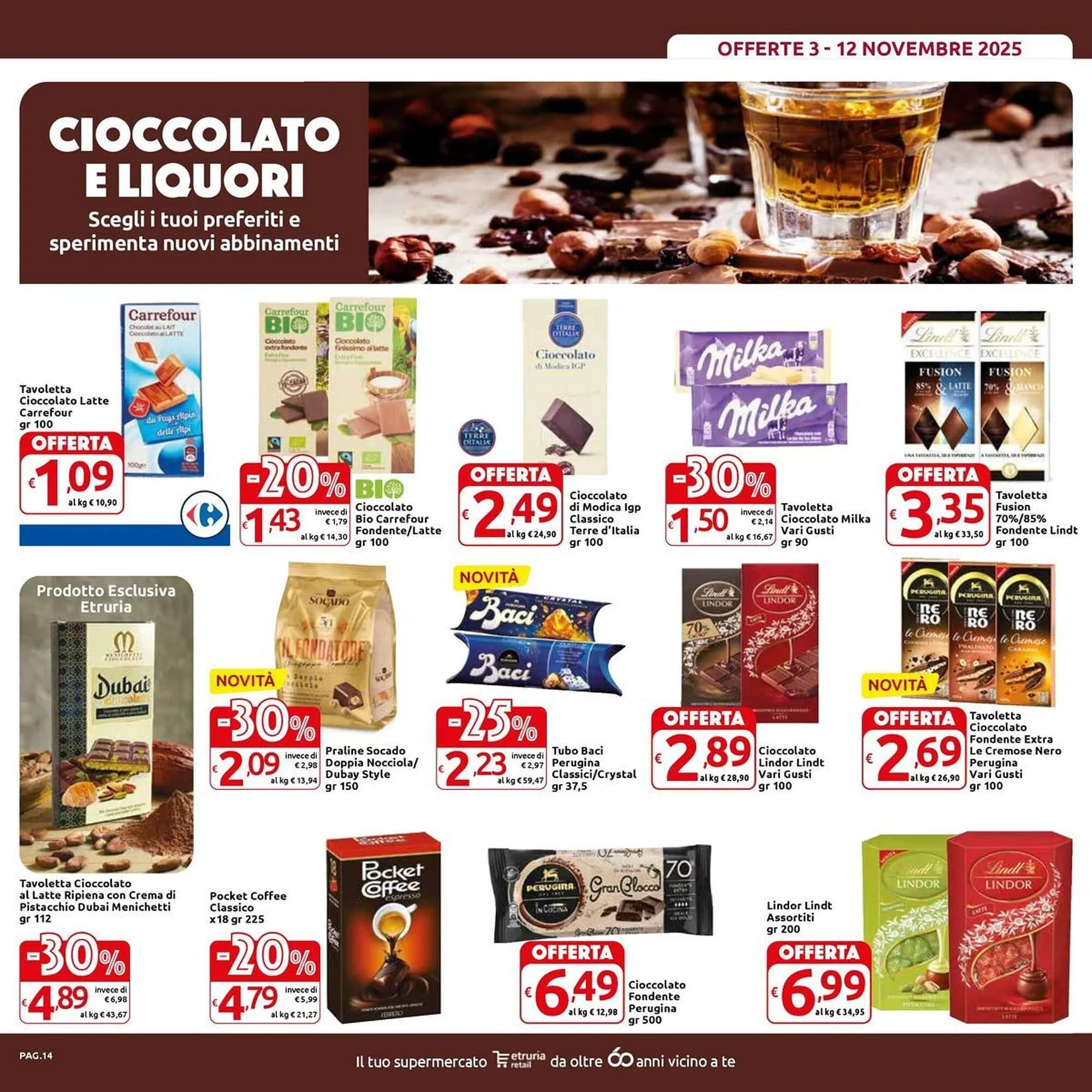 Volantino Carrefour Market da 3 novembre a 12 novembre di 2025 - Pagina del volantino 14