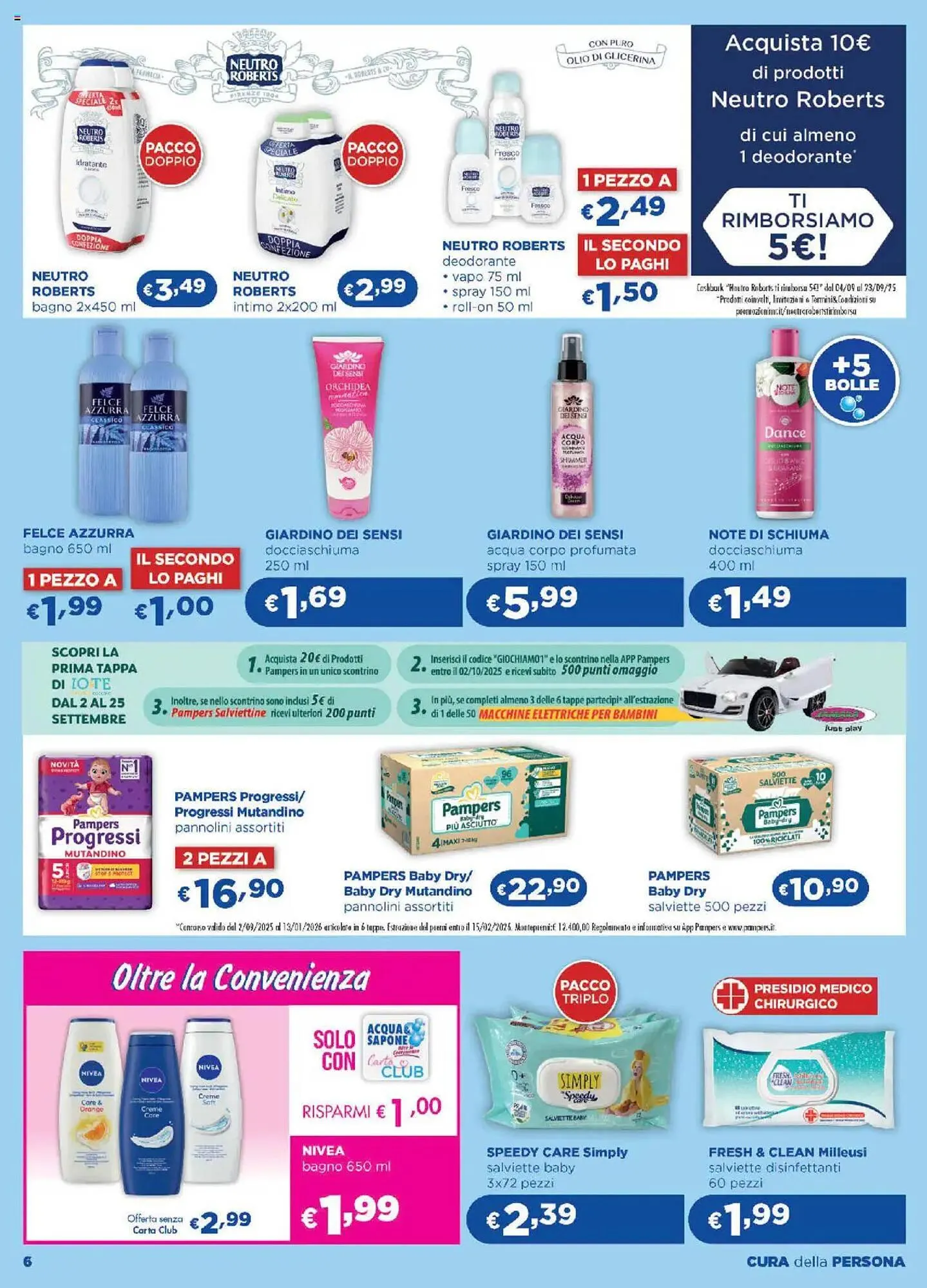 Volantino Acqua & Sapone da 4 settembre a 23 settembre di 2025 - Pagina del volantino 6