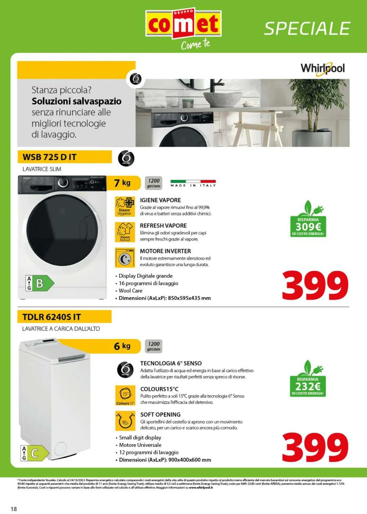 Comet Volantino attuale da 2 novembre a 15 novembre di 2023 - Pagina del volantino 18