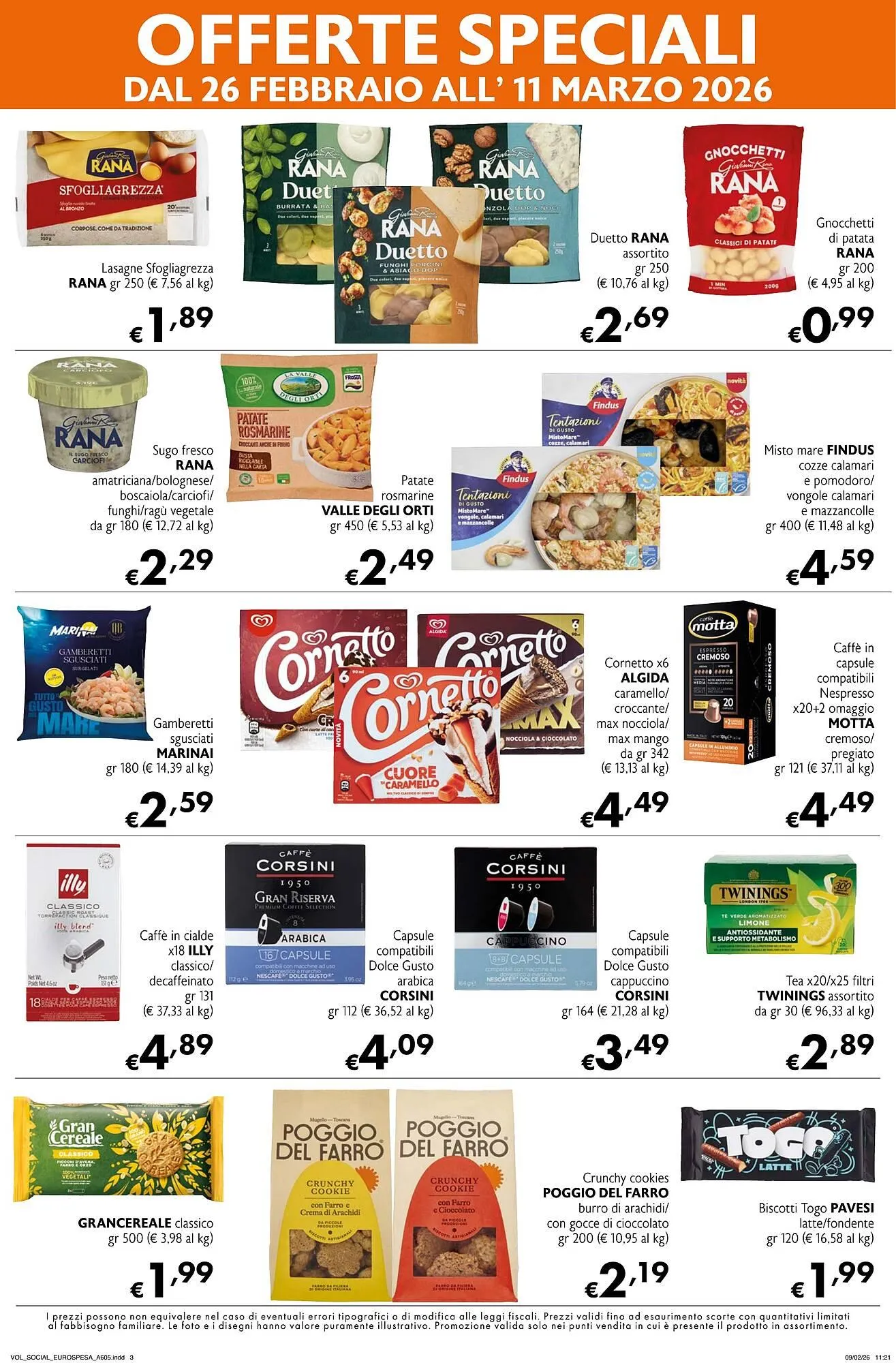 Volantino Eurospesa da 26 febbraio a 11 marzo di 2026 - Pagina del volantino 3