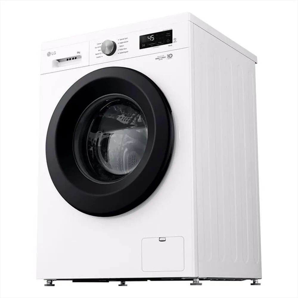 LG - Lavatrice AI DD F4NX1008NWK SERIE X1 8kg Classe A-Ivory White