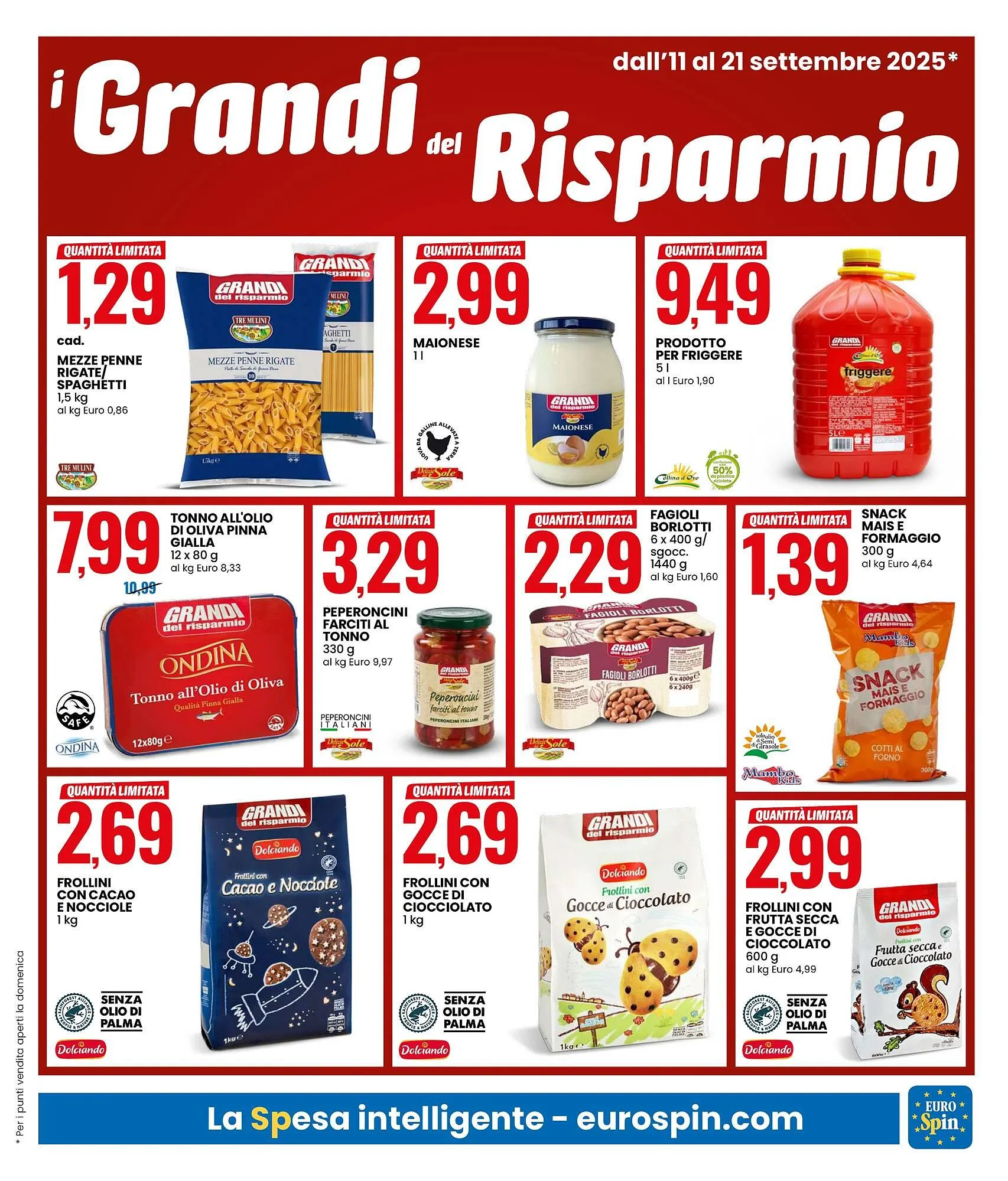 Volantino Eurospin da 11 settembre a 21 settembre di 2025 - Pagina del volantino 3