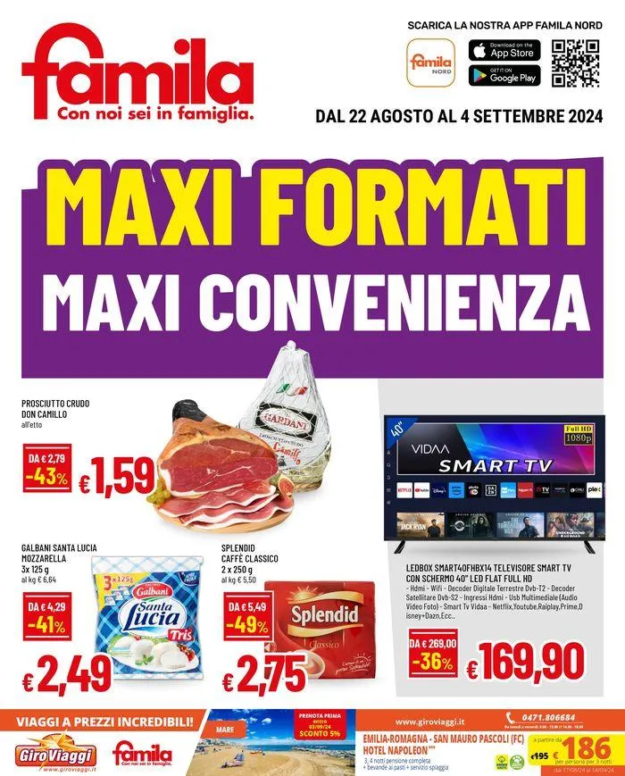 Maxi formati maxi convenienza da 22 agosto a 4 settembre di 2024 - Pagina del volantino 1