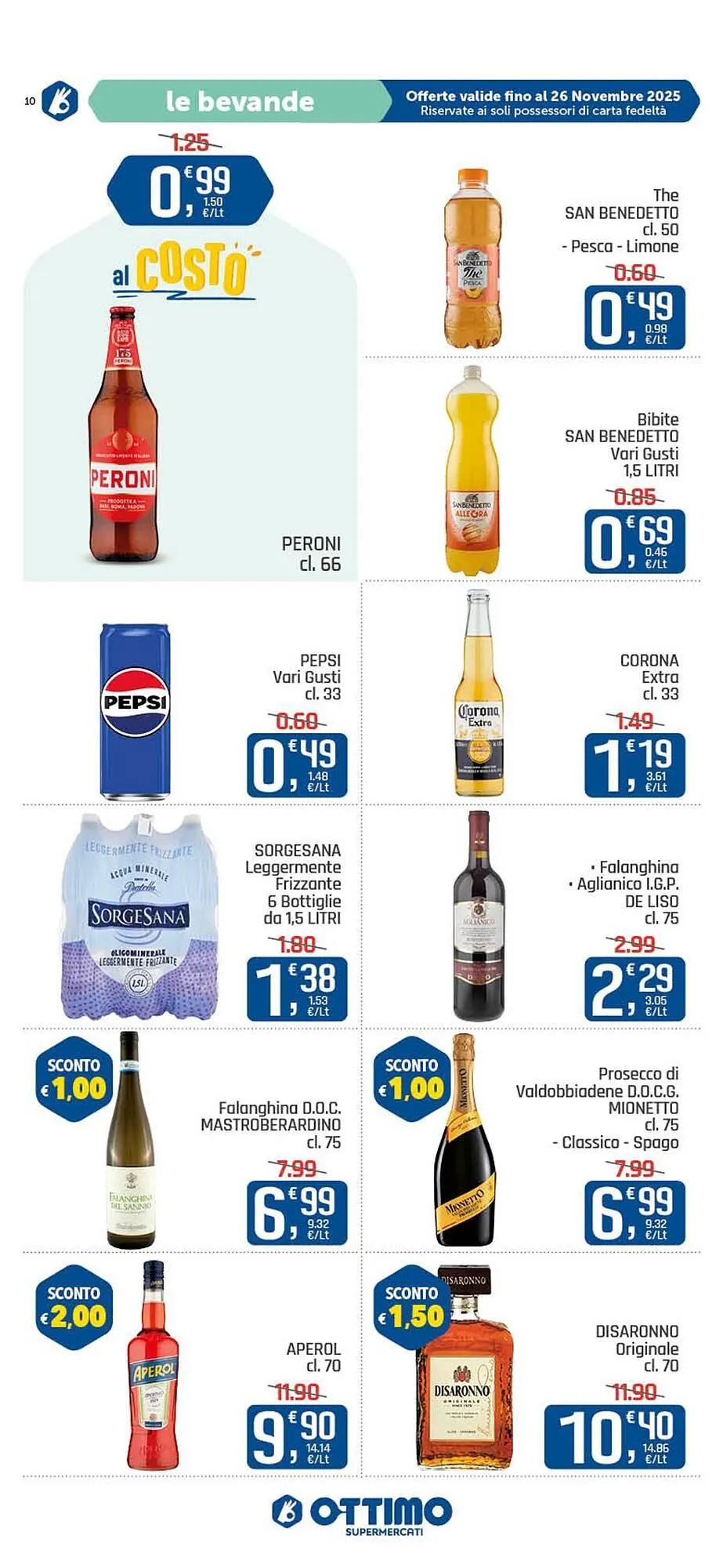 Volantino Ottimo Market da 17 novembre a 26 novembre di 2025 - Pagina del volantino 10