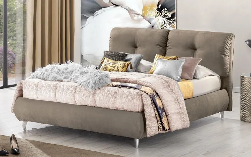 Letto matrimoniale con contenitore