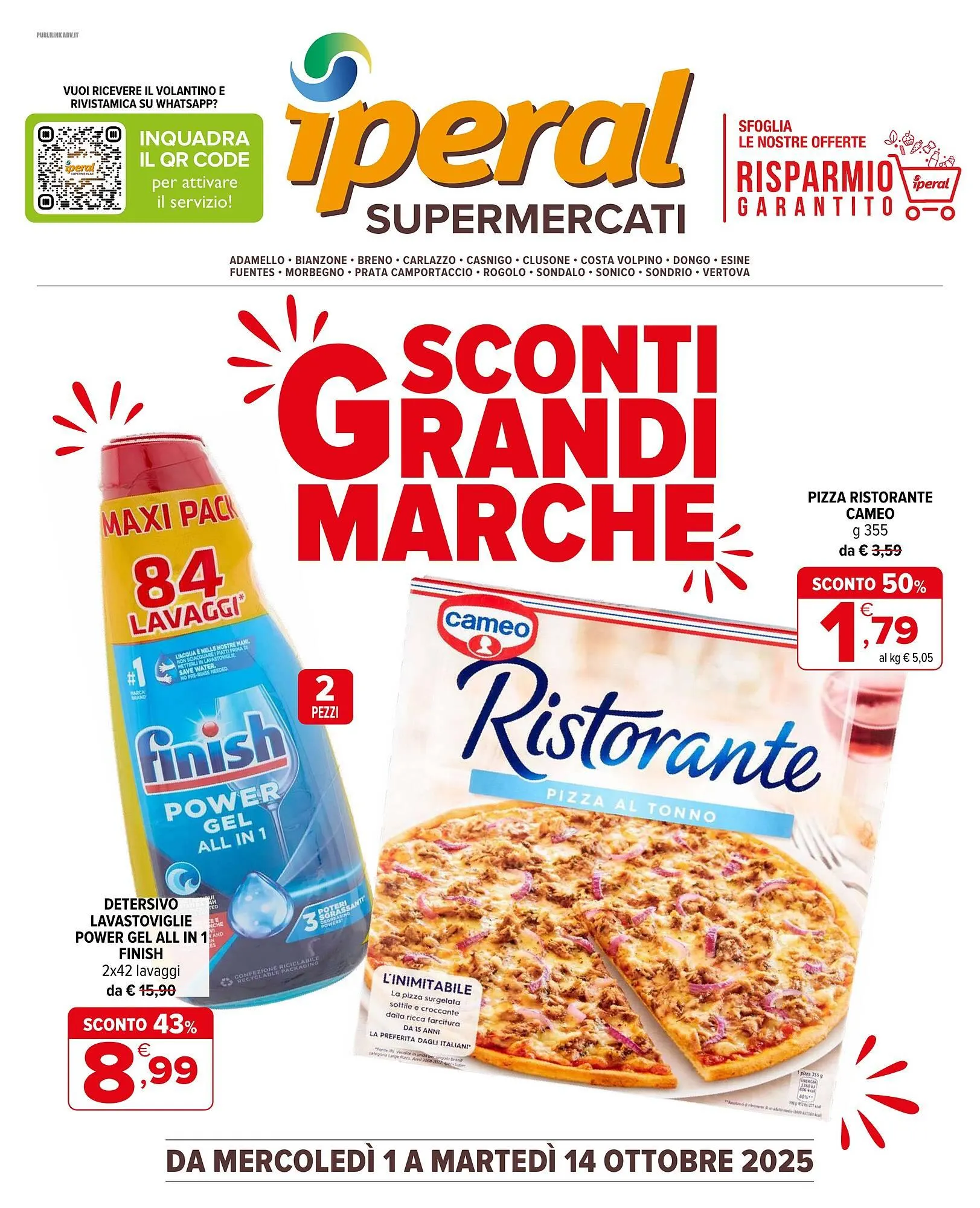 Volantino Iperal da 1 ottobre a 14 ottobre di 2025 - Pagina del volantino 1