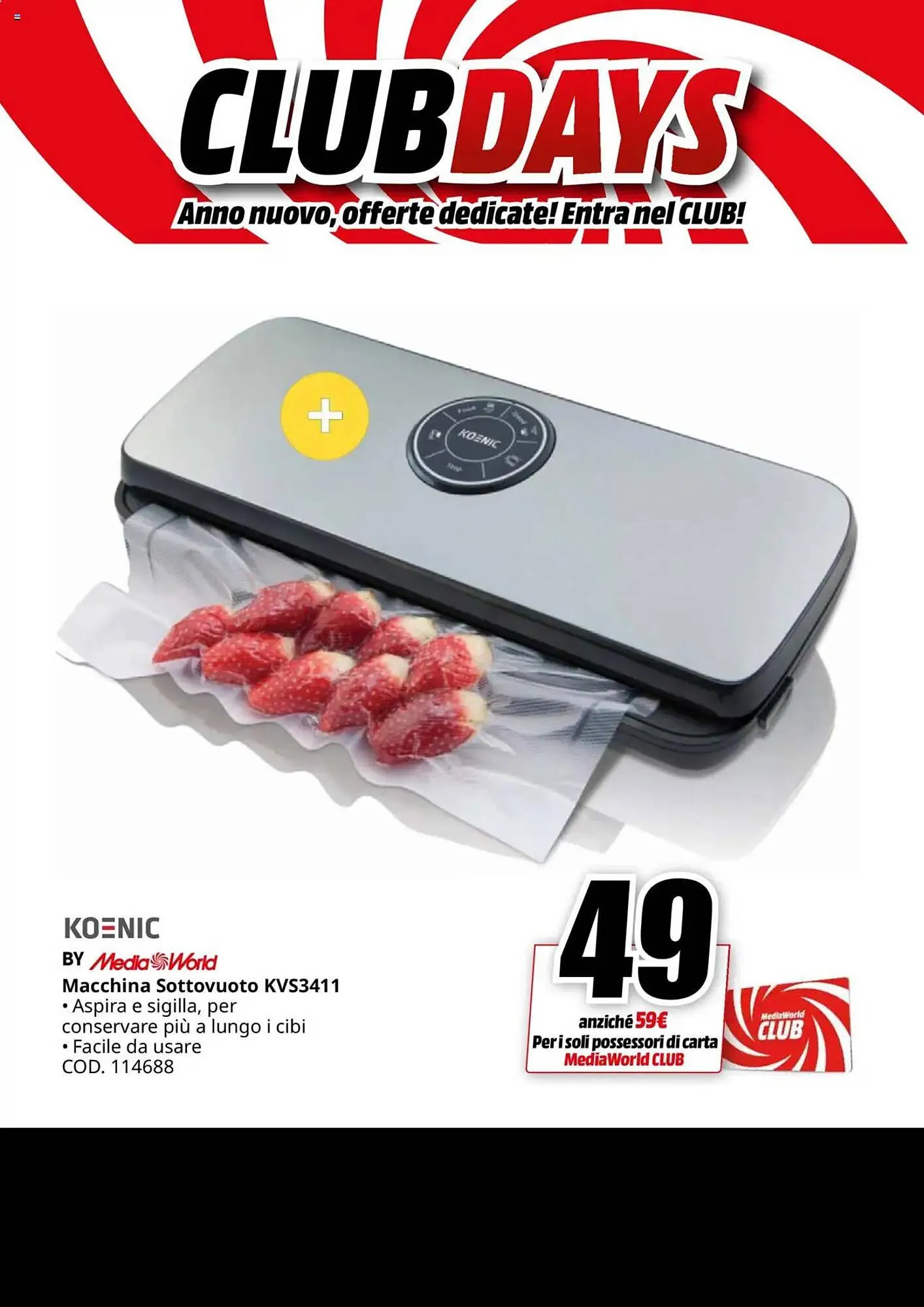 Volantino MediaWorld da 26 dicembre a 3 gennaio di 2025 - Pagina del volantino 44