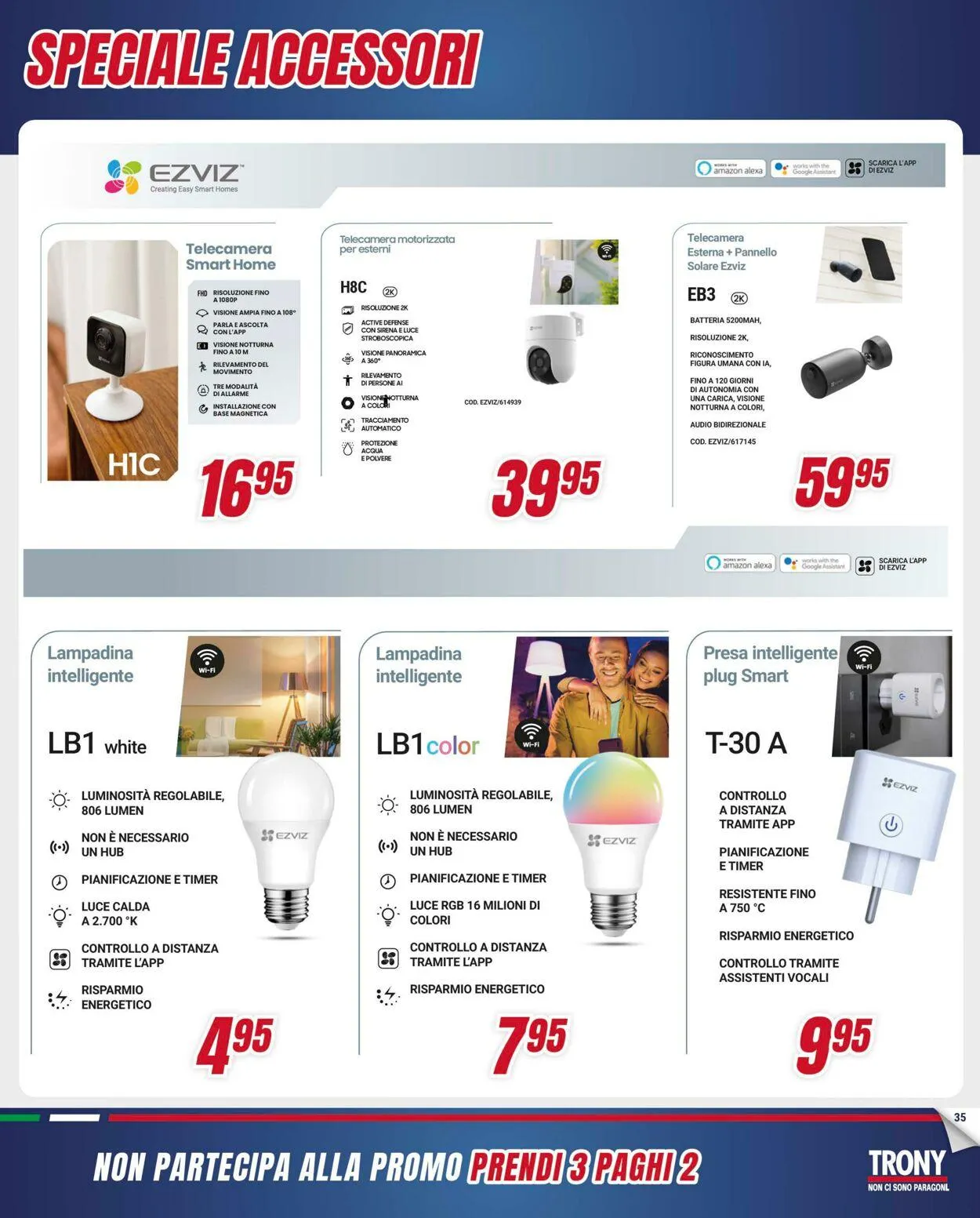 Trony - Palermo Volantino attuale da 3 luglio a 30 luglio di 2025 - Pagina del volantino 35