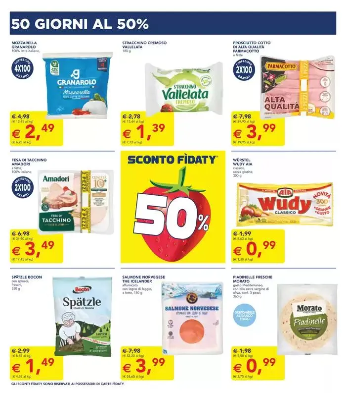 50 giorni al 50% 1° appuntamento da 7 maggio a 21 maggio di 2025 - Pagina del volantino 2