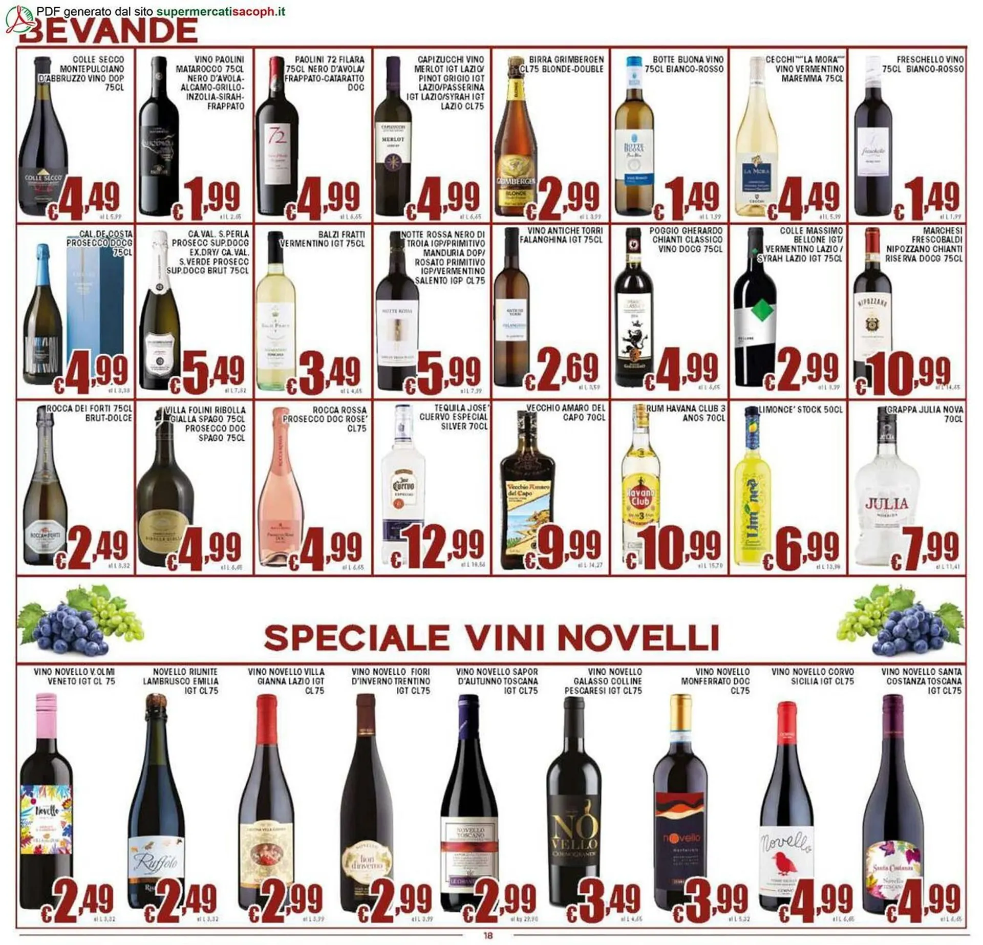 Volantino Sacoph da 29 ottobre a 6 novembre di 2025 - Pagina del volantino 18