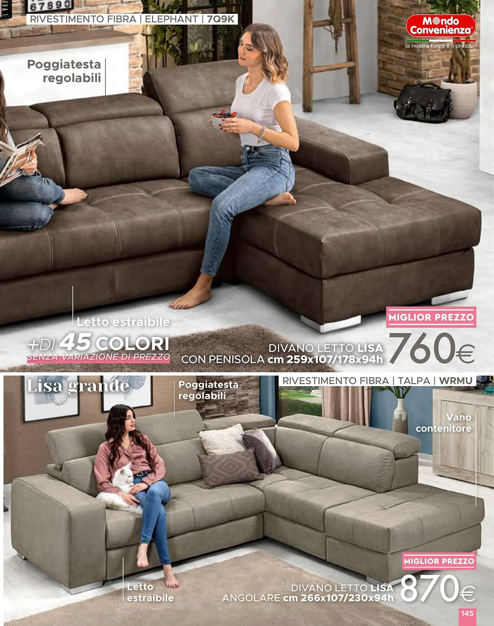 Volantino Mondo Convenienza da 1 aprile a 1 settembre di 2024 - Pagina del volantino 145