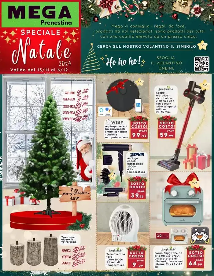 Mega Prenestina - Speciale Natale da 15 novembre a 6 dicembre di 2024 - Pagina del volantino 1