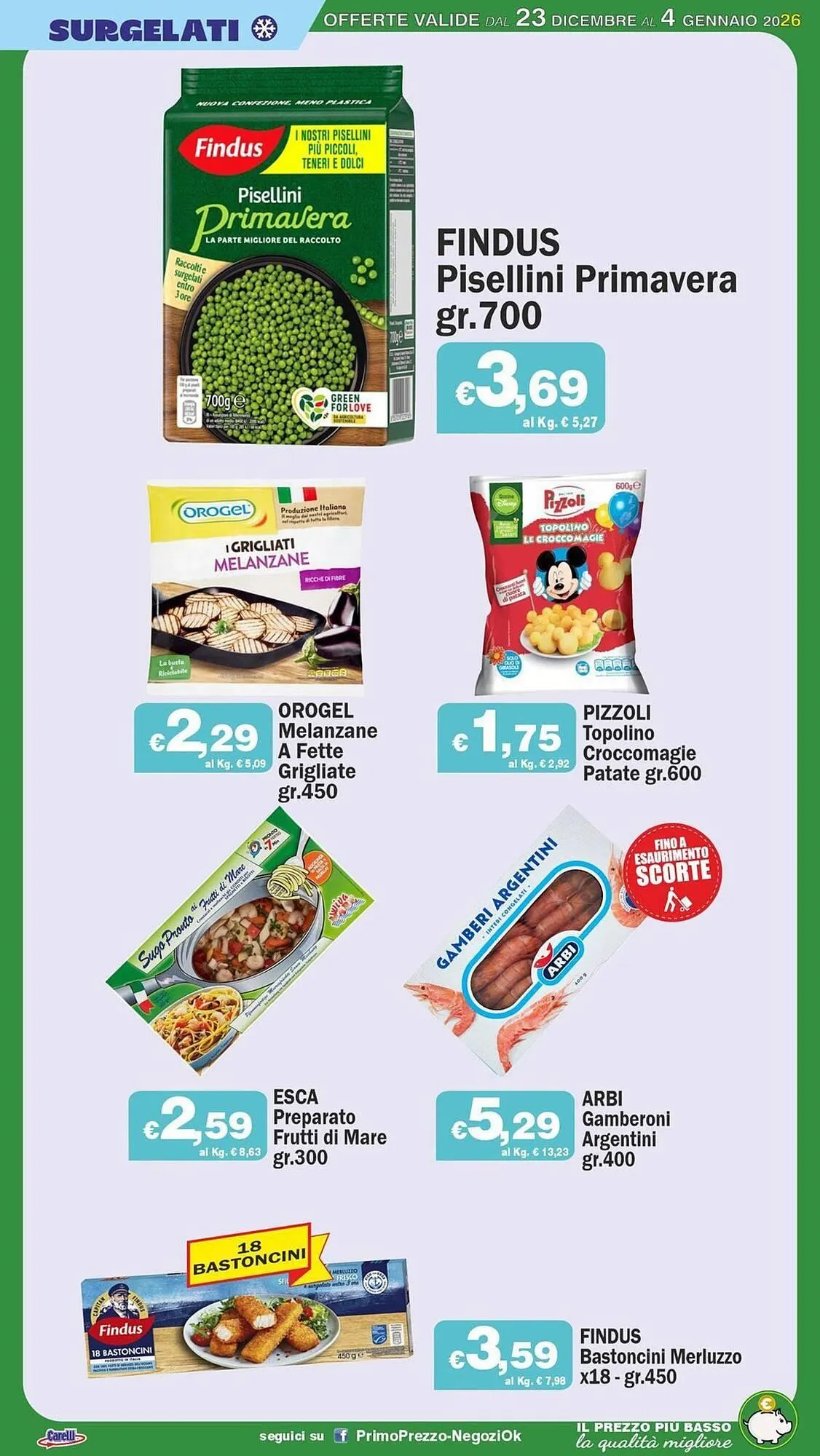 Volantino Primo Prezzo da 23 dicembre a 4 gennaio di 2026 - Pagina del volantino 25