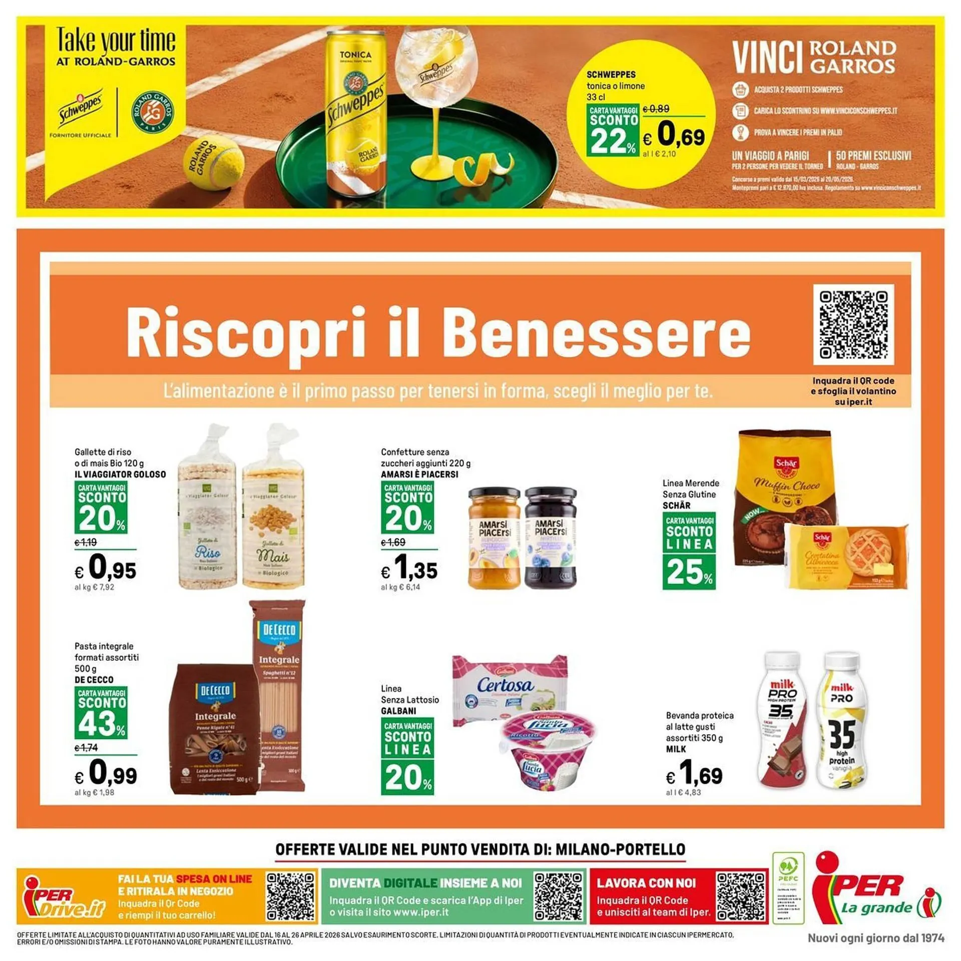 Volantino Iper La Grande da 16 aprile a 26 aprile di 2026 - Pagina del volantino 40