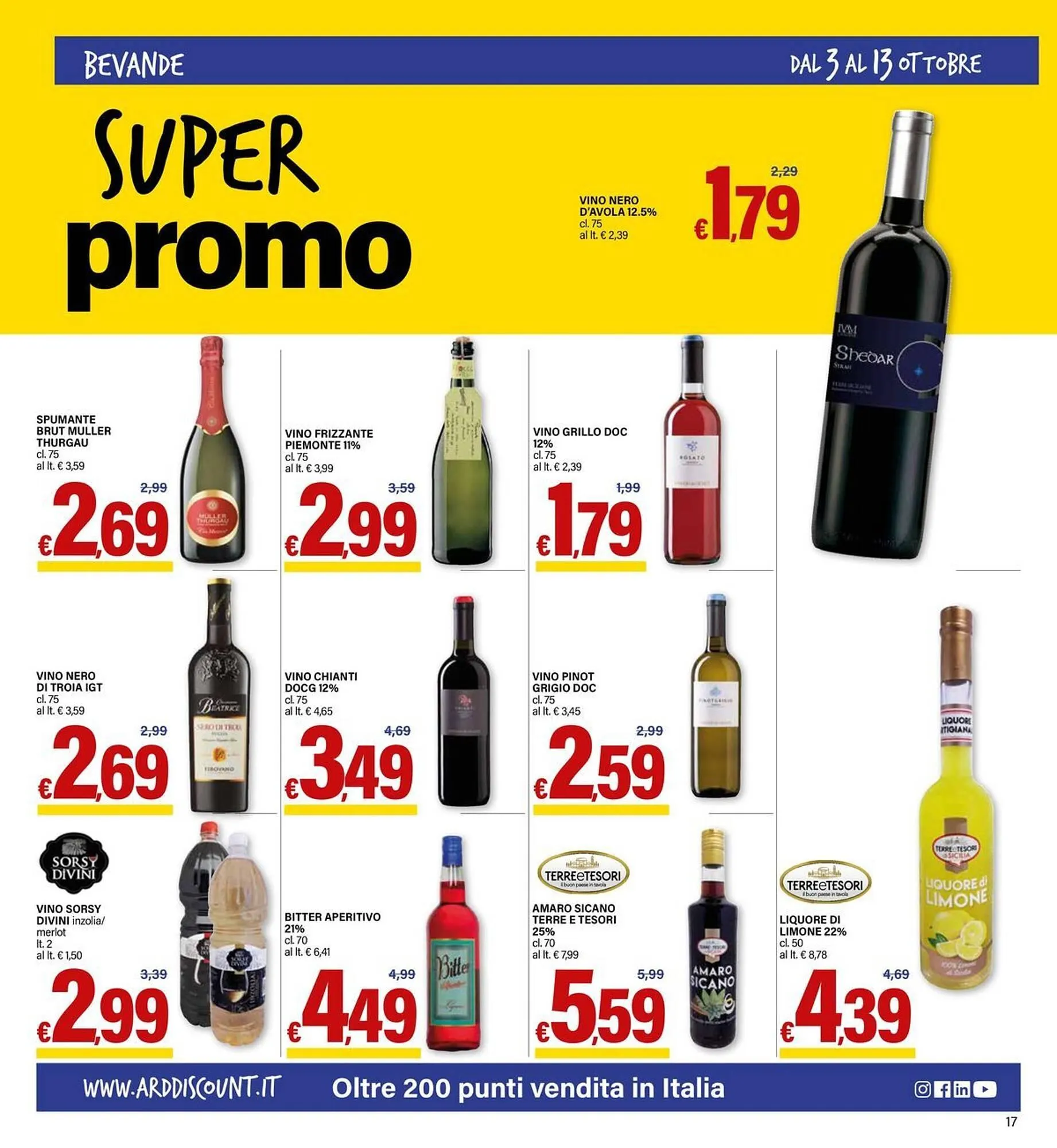 Volantino Ard Discount da 3 ottobre a 13 ottobre di 2024 - Pagina del volantino 17