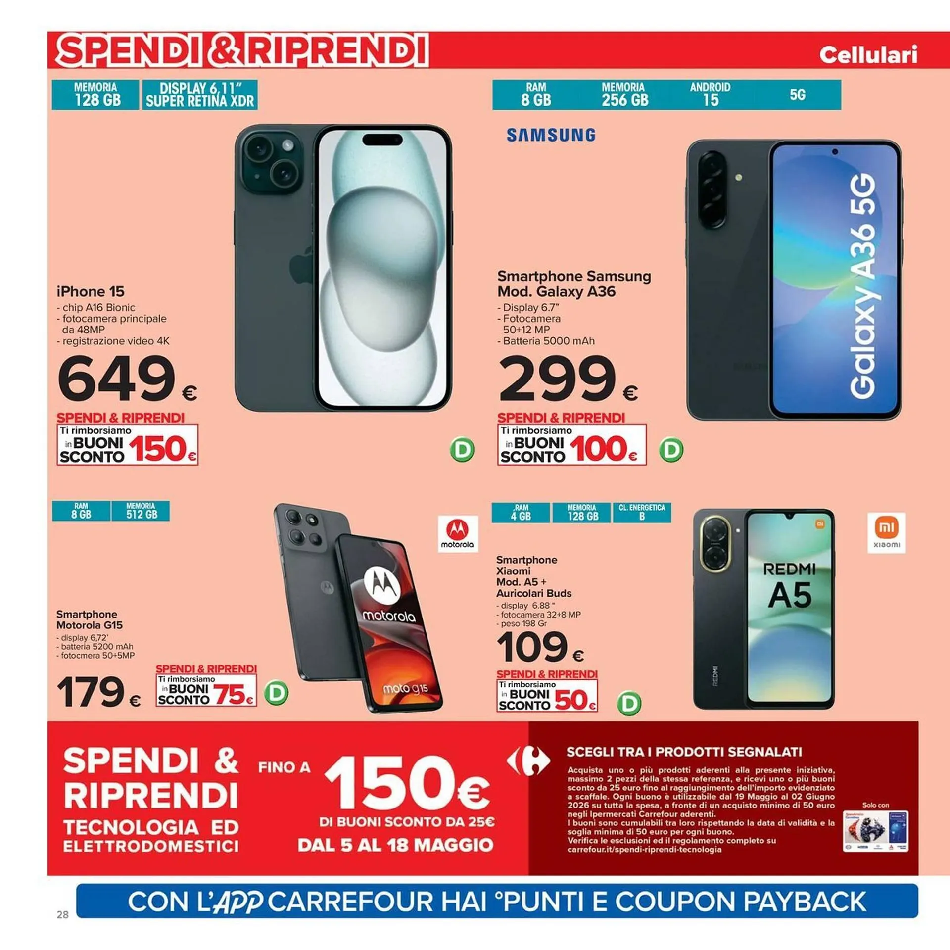 Volantino Carrefour Iper da 5 maggio a 18 maggio di 2026 - Pagina del volantino 28