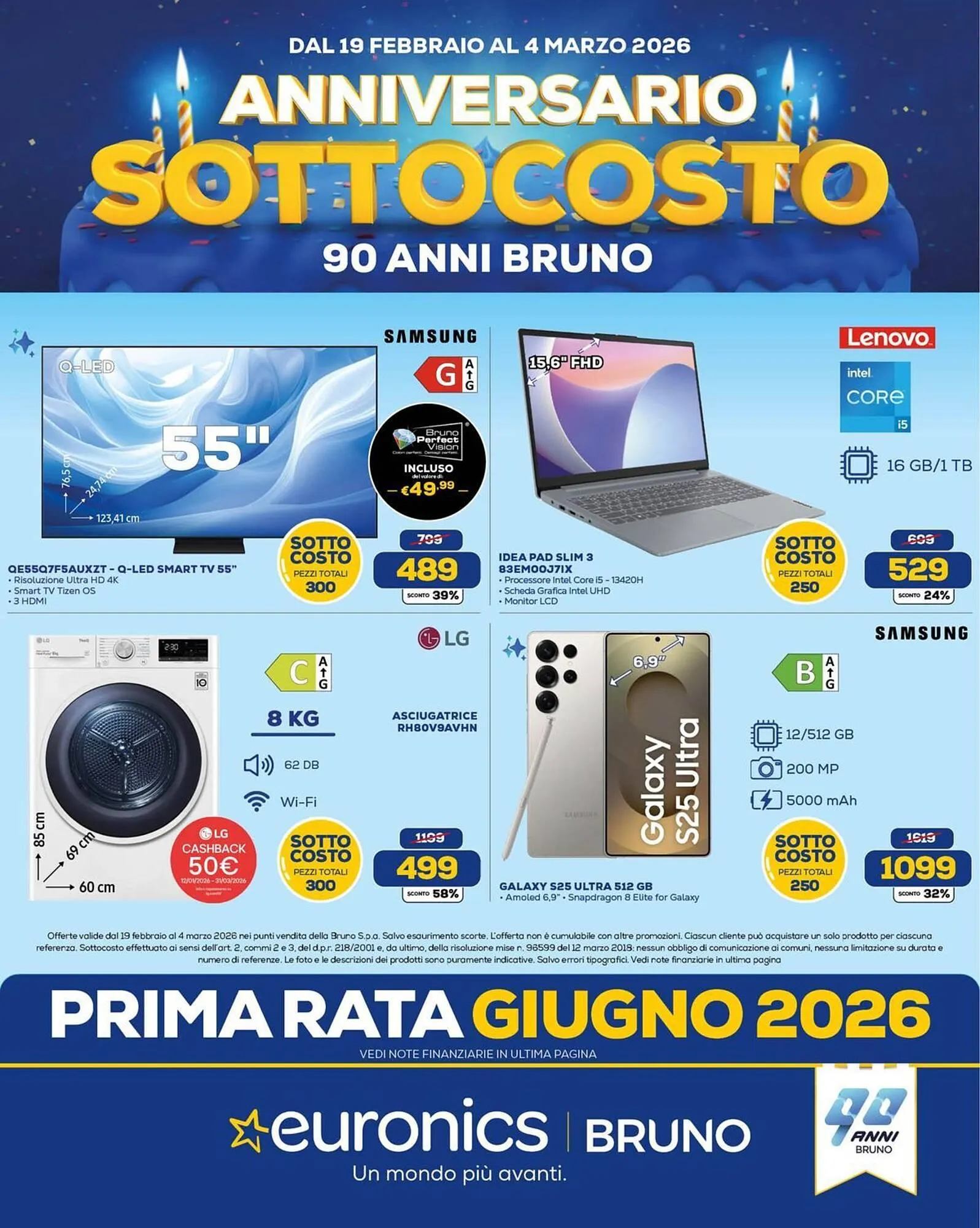 Volantino Euronics da 19 febbraio a 4 marzo di 2026 - Pagina del volantino 1