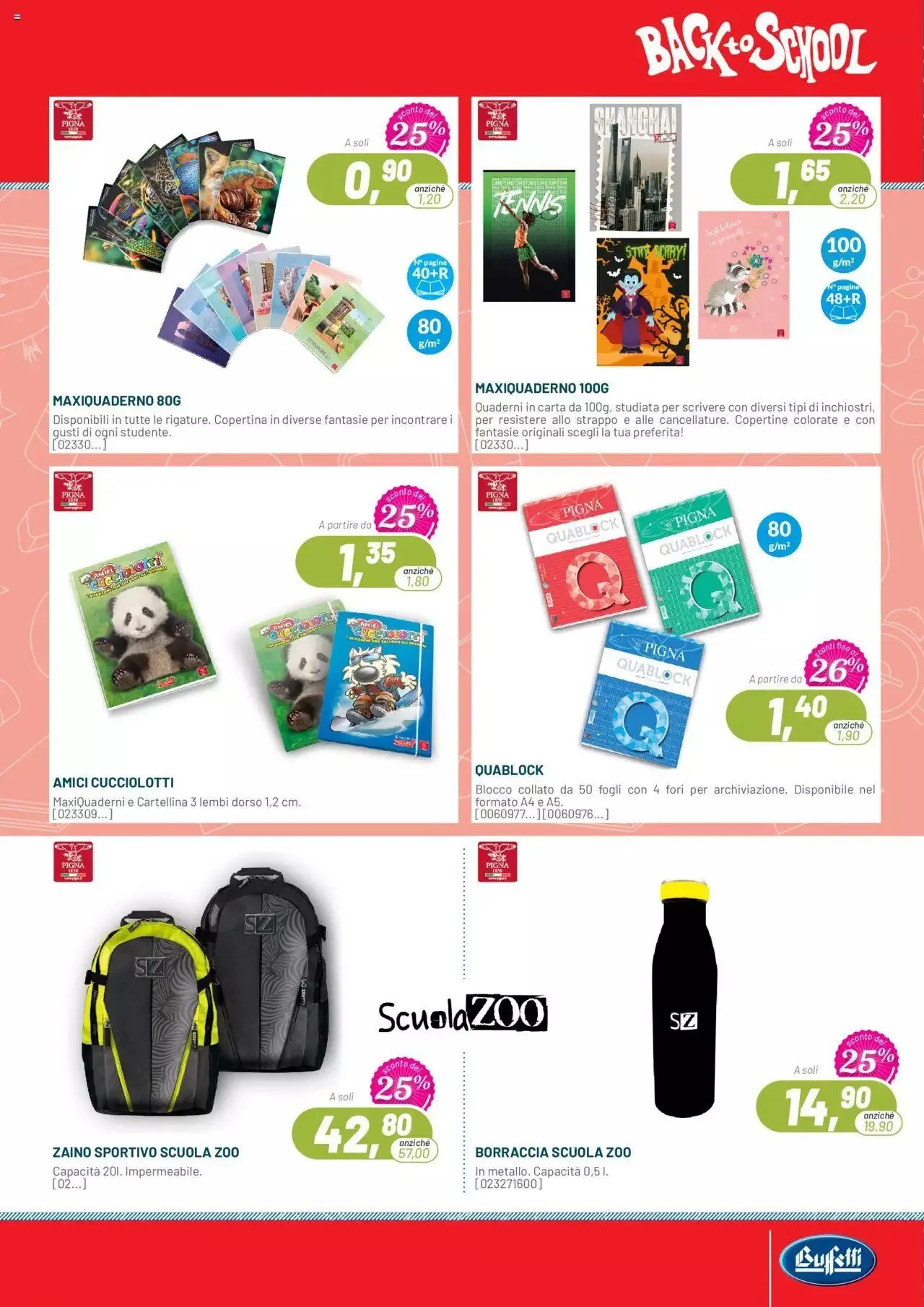 Volantino Buffetti da 1 luglio a 30 settembre di 2024 - Pagina del volantino 25
