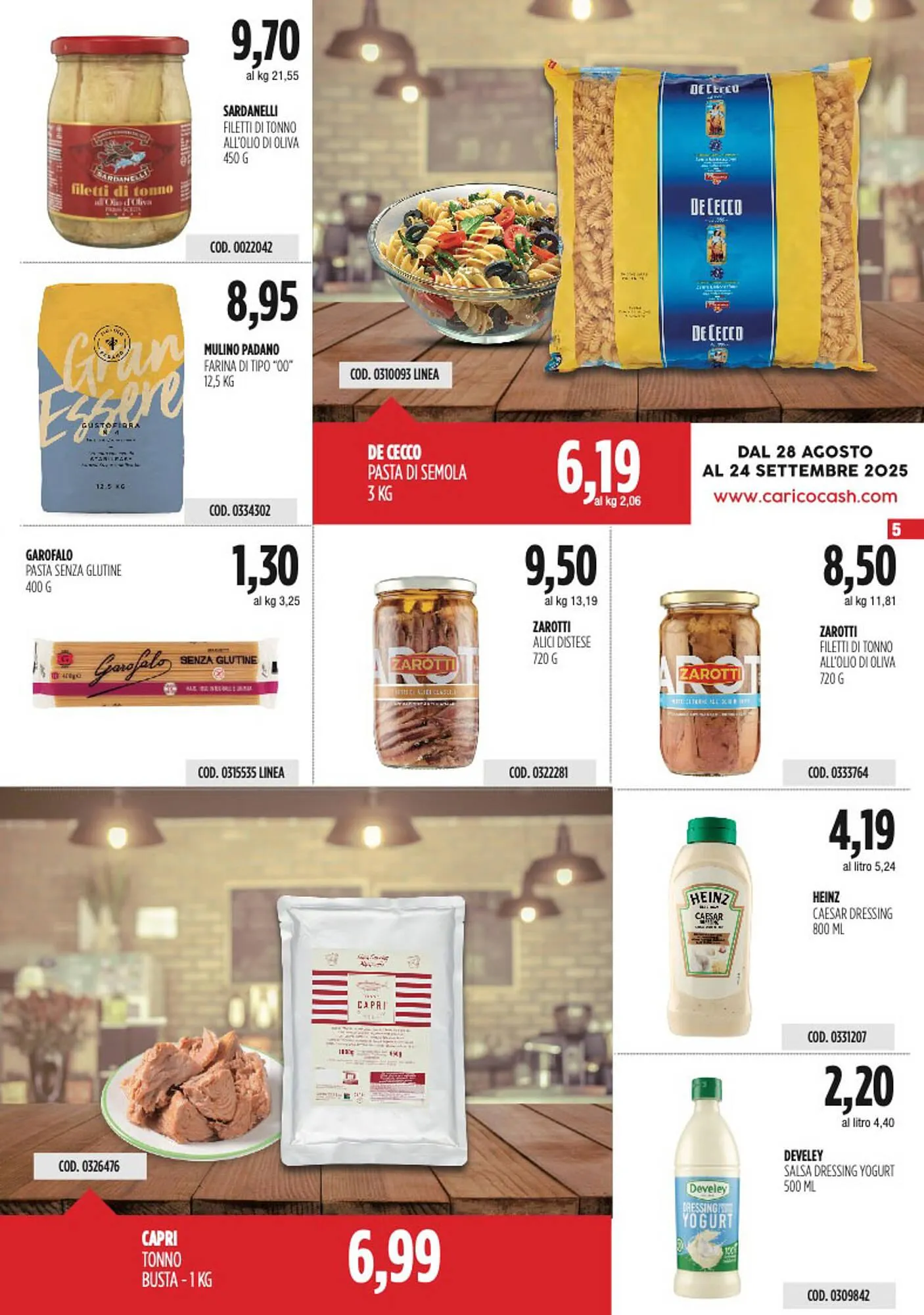 Volantino Carico Cash & Carry da 28 agosto a 24 settembre di 2025 - Pagina del volantino 5