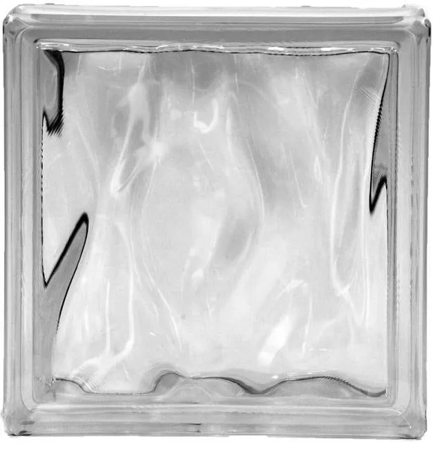 Vetromattone BORMIOLI Agua trasparente ondulato H 19 x L 19 x Sp 8 cm Vedi i dettagli del prodotto