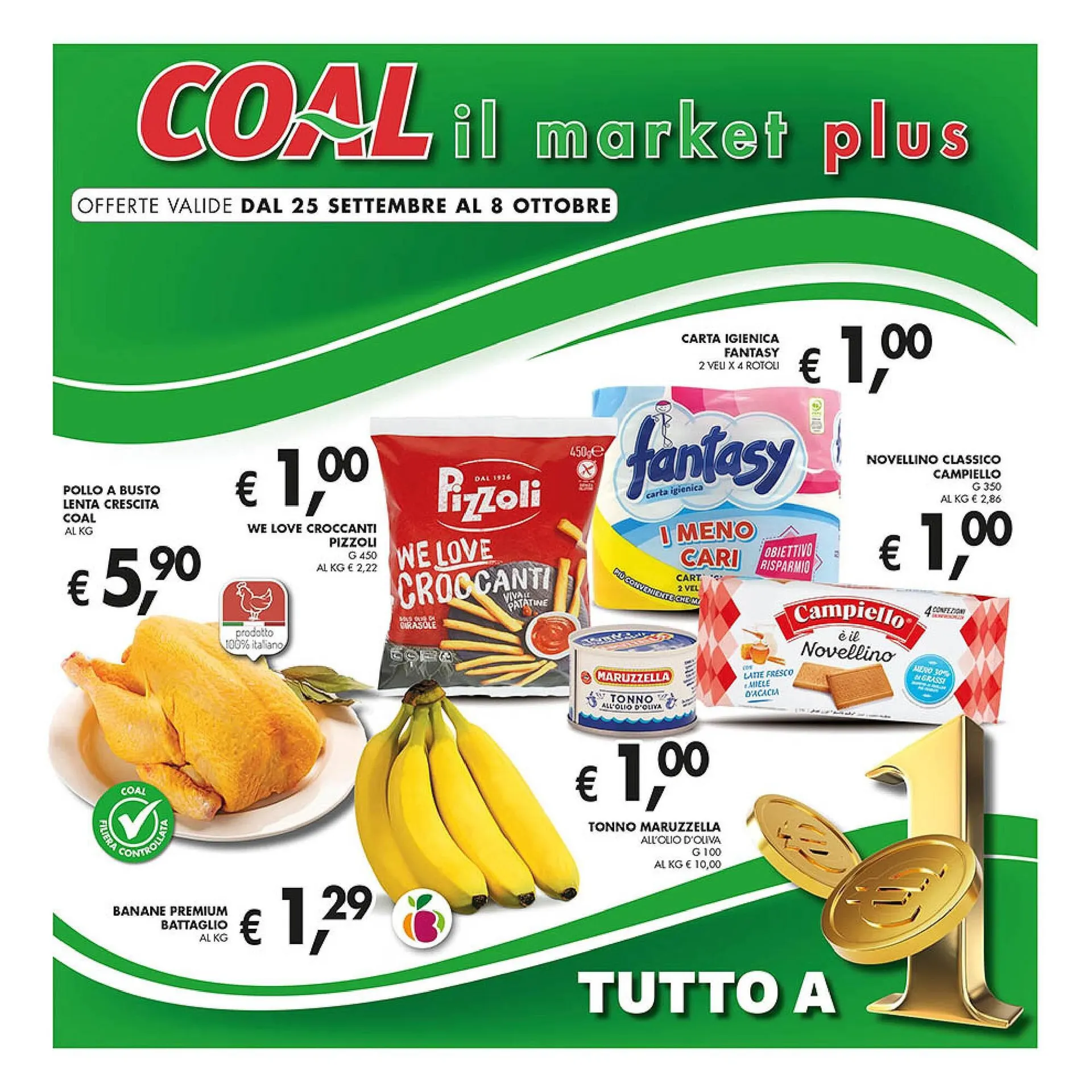 Volantino Maxi Coal da 25 settembre a 8 ottobre di 2025 - Pagina del volantino 1