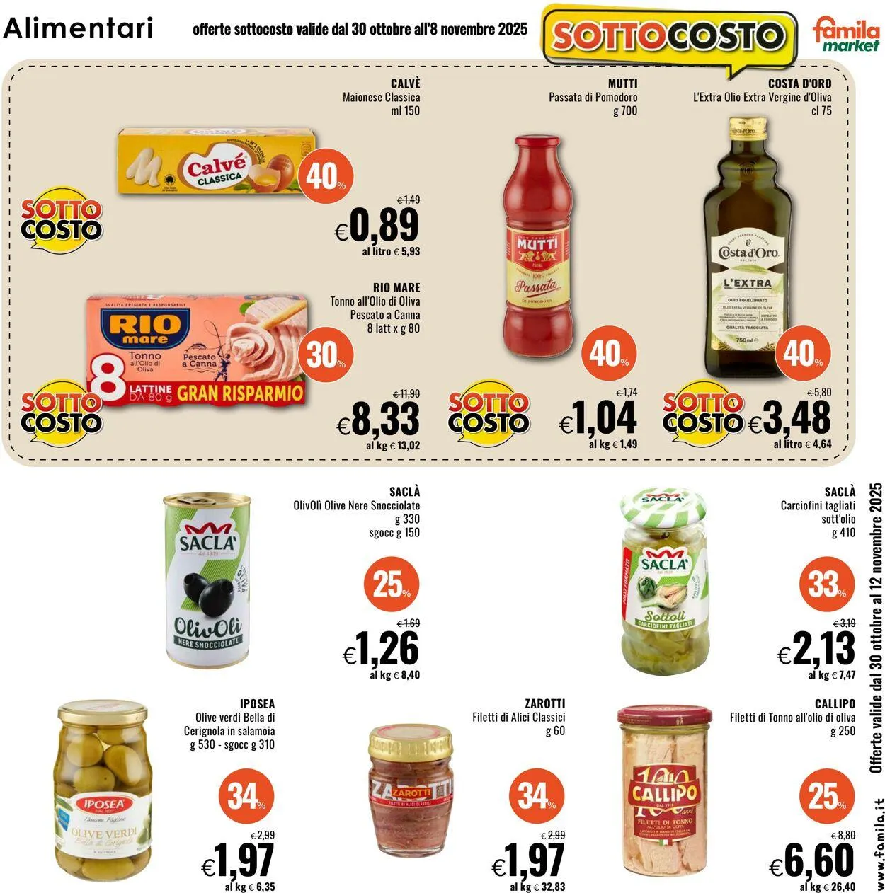 Famila Volantino attuale da 30 ottobre a 12 novembre di 2025 - Pagina del volantino 7