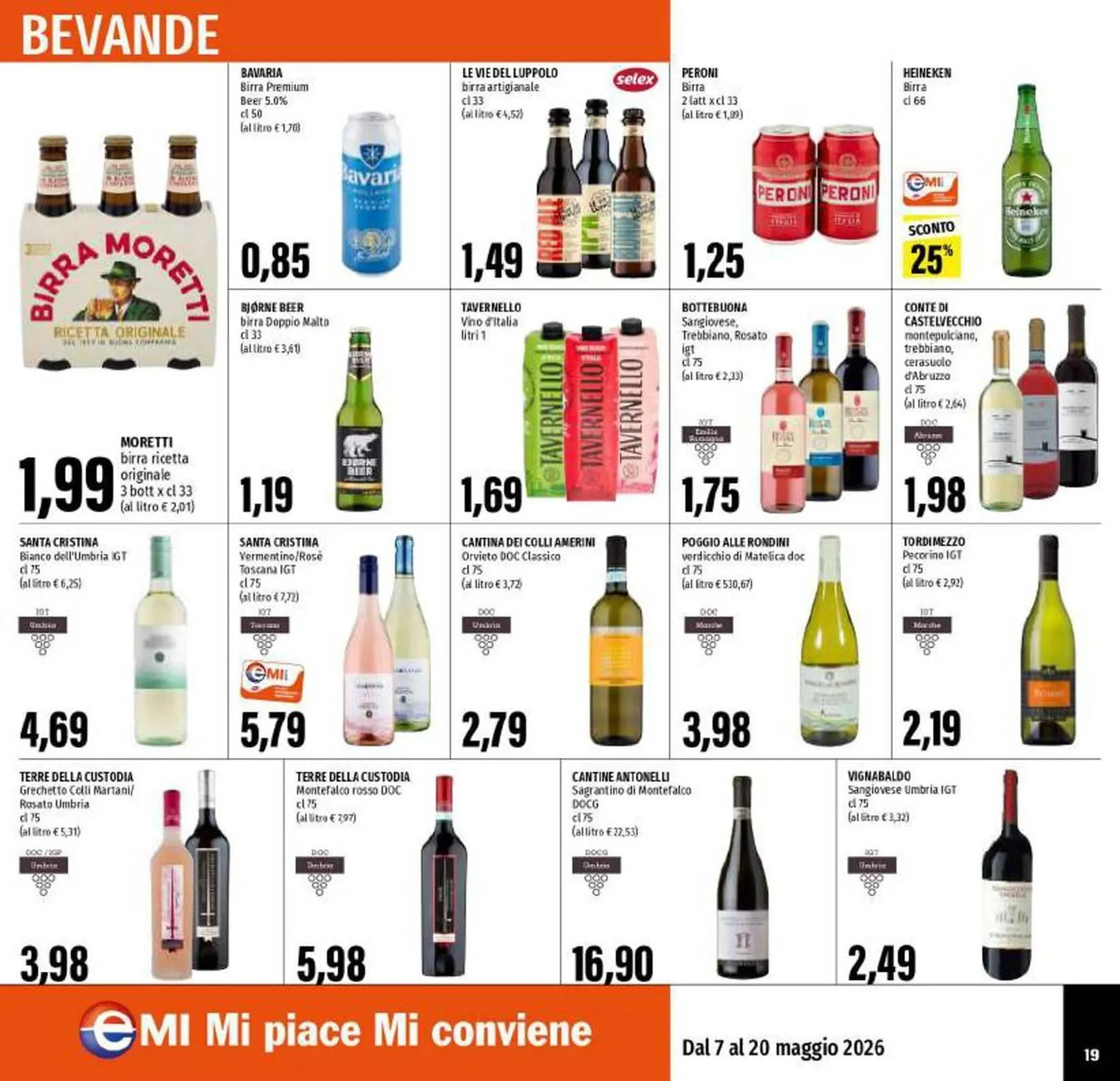 Volantino Emi Supermercati da 7 maggio a 20 maggio di 2026 - Pagina del volantino 19