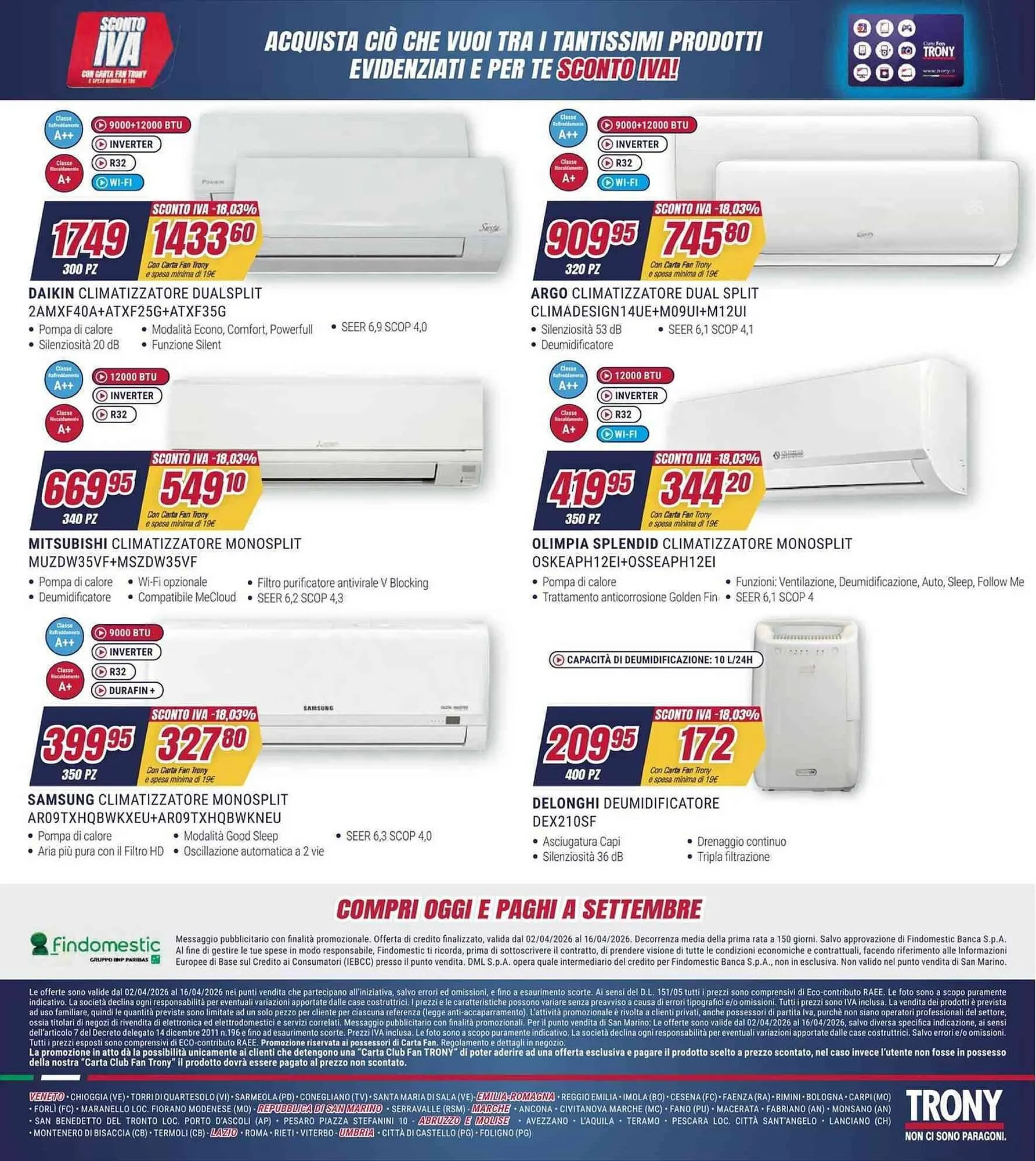 Volantino Trony da 2 aprile a 16 aprile di 2026 - Pagina del volantino 52